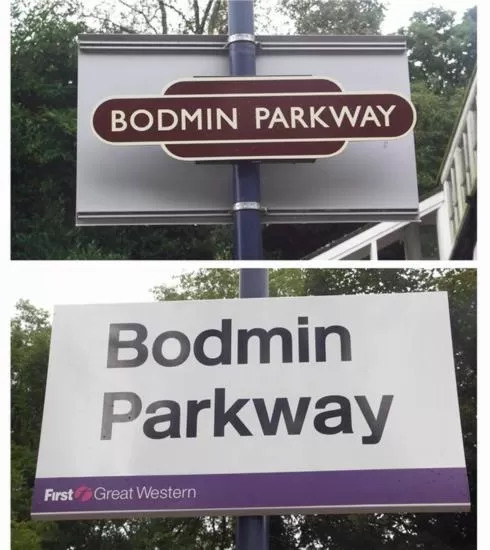 Text overlay, Property Logo/Sign in Bodmin Rest 4 U