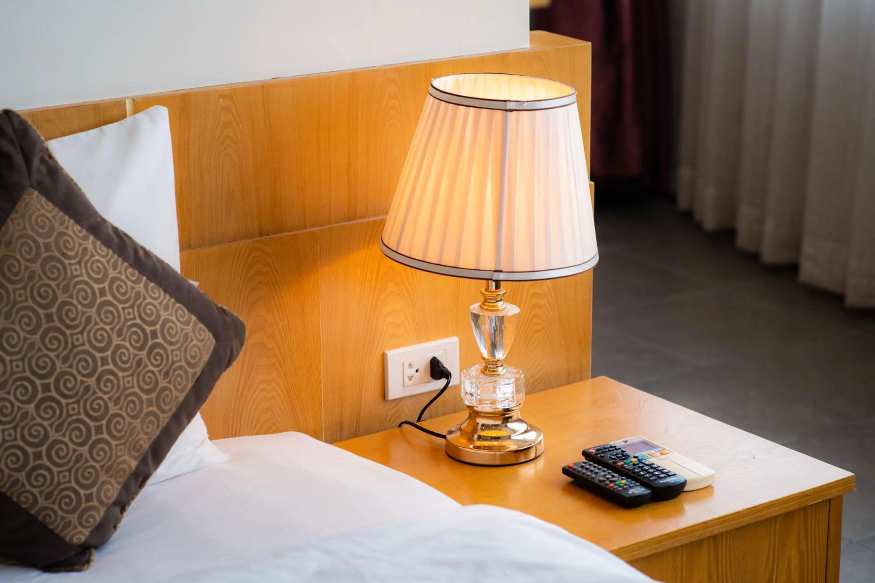 Bed in Riverside Hanoi Hotel