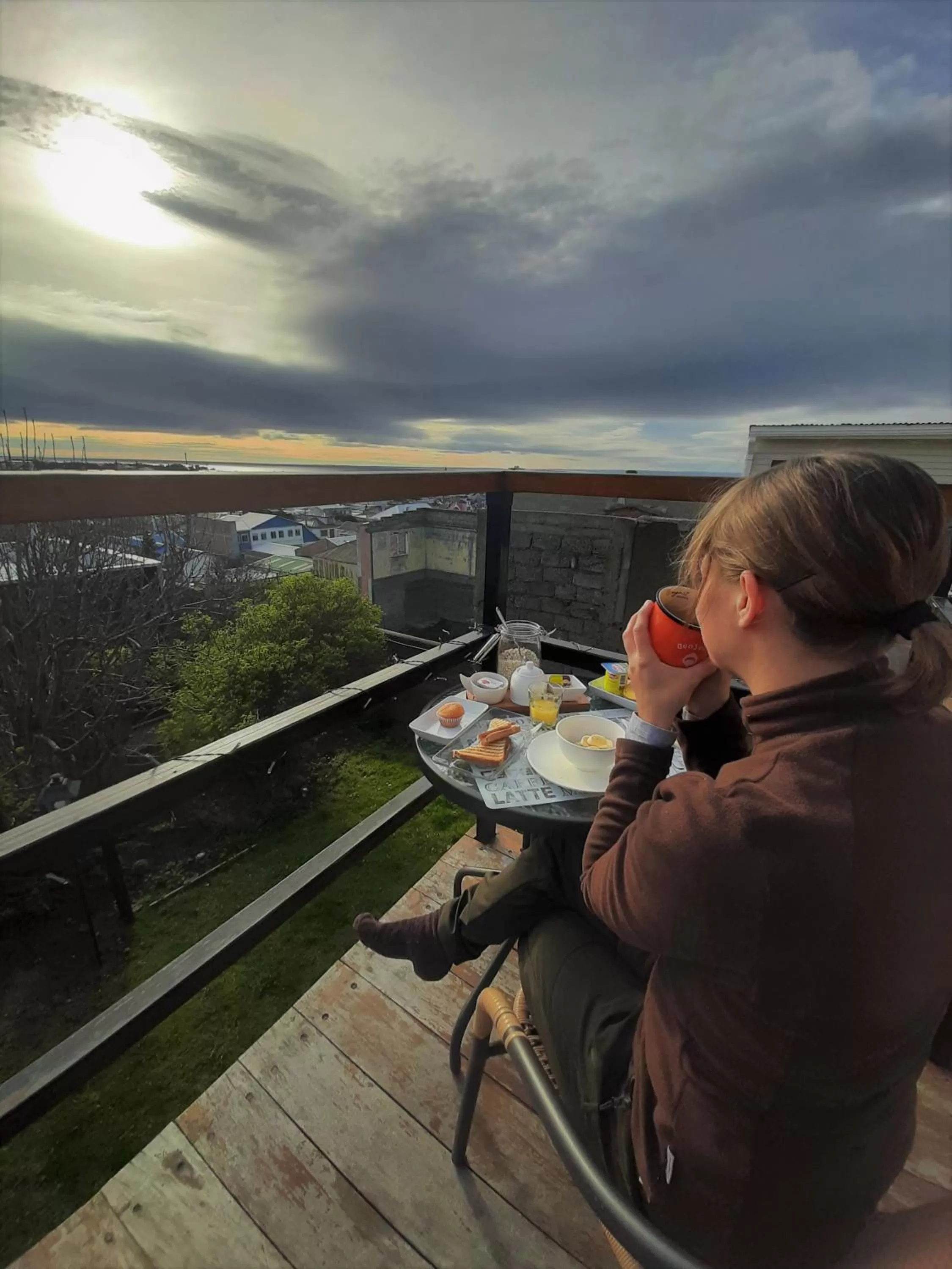 Breakfast in Hostal Buenavista Patagonia