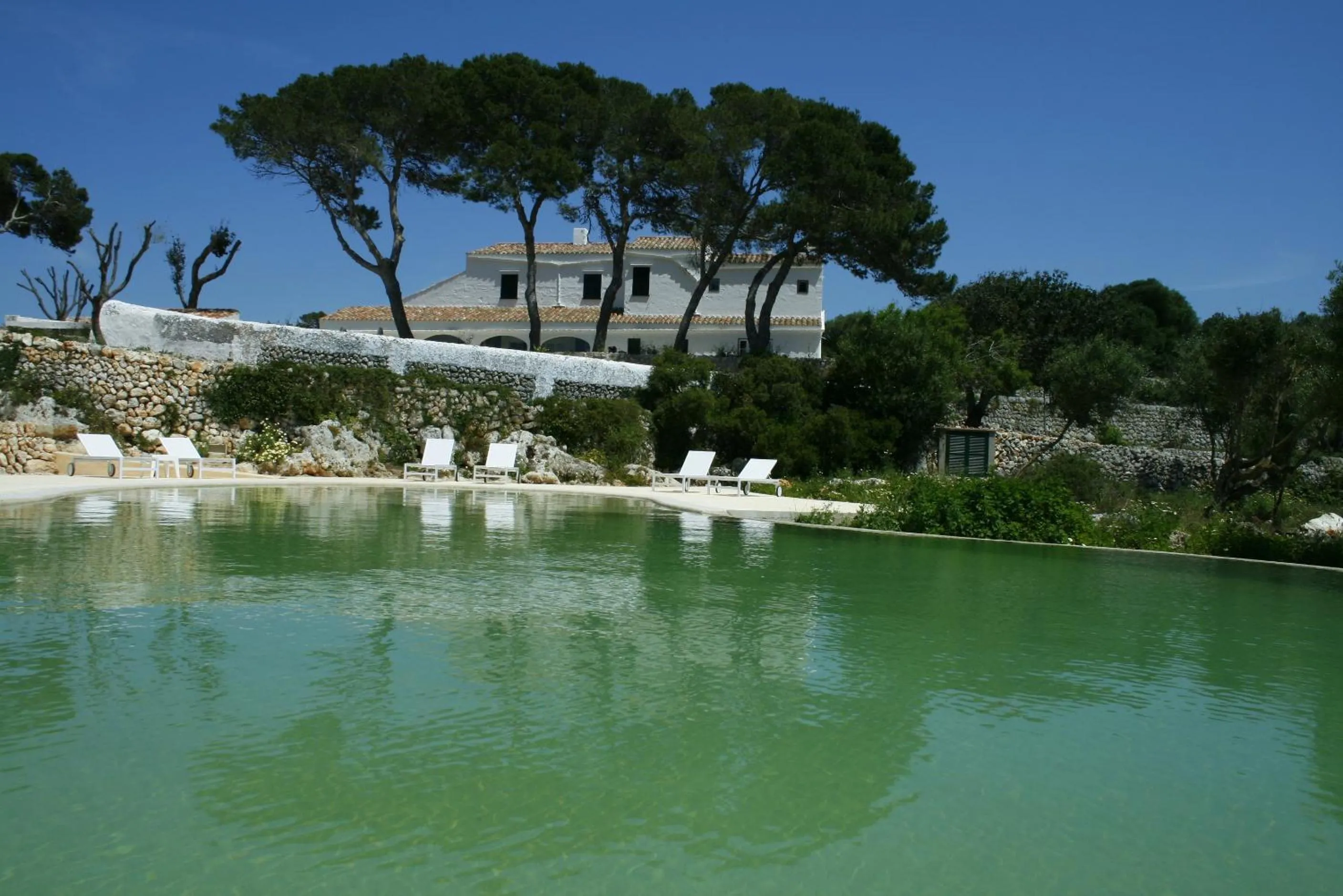 Swimming pool in Hotel Rural Binigaus Vell