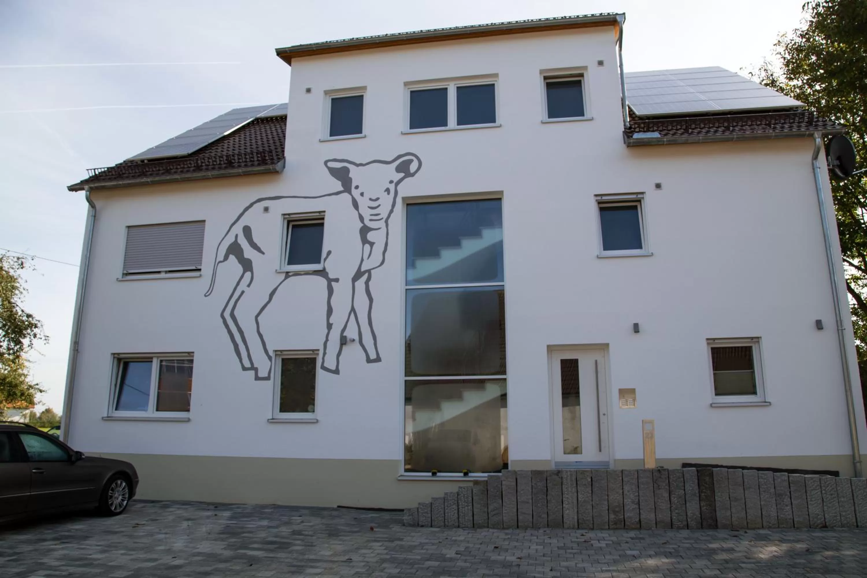 Facade/entrance in Gästehaus und Fewo Lamm Garni