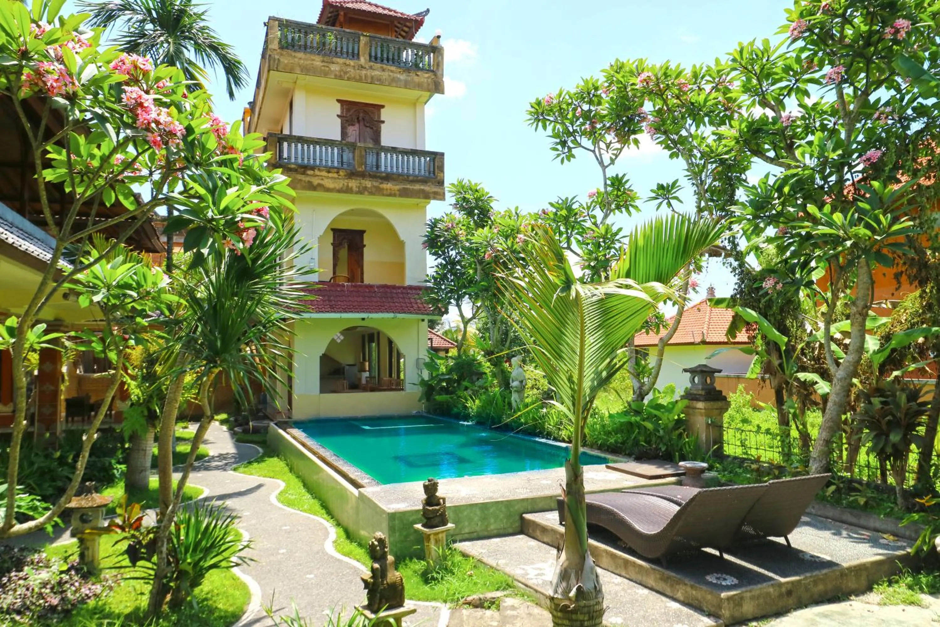 Property building in Ubud Kerta City Hotel