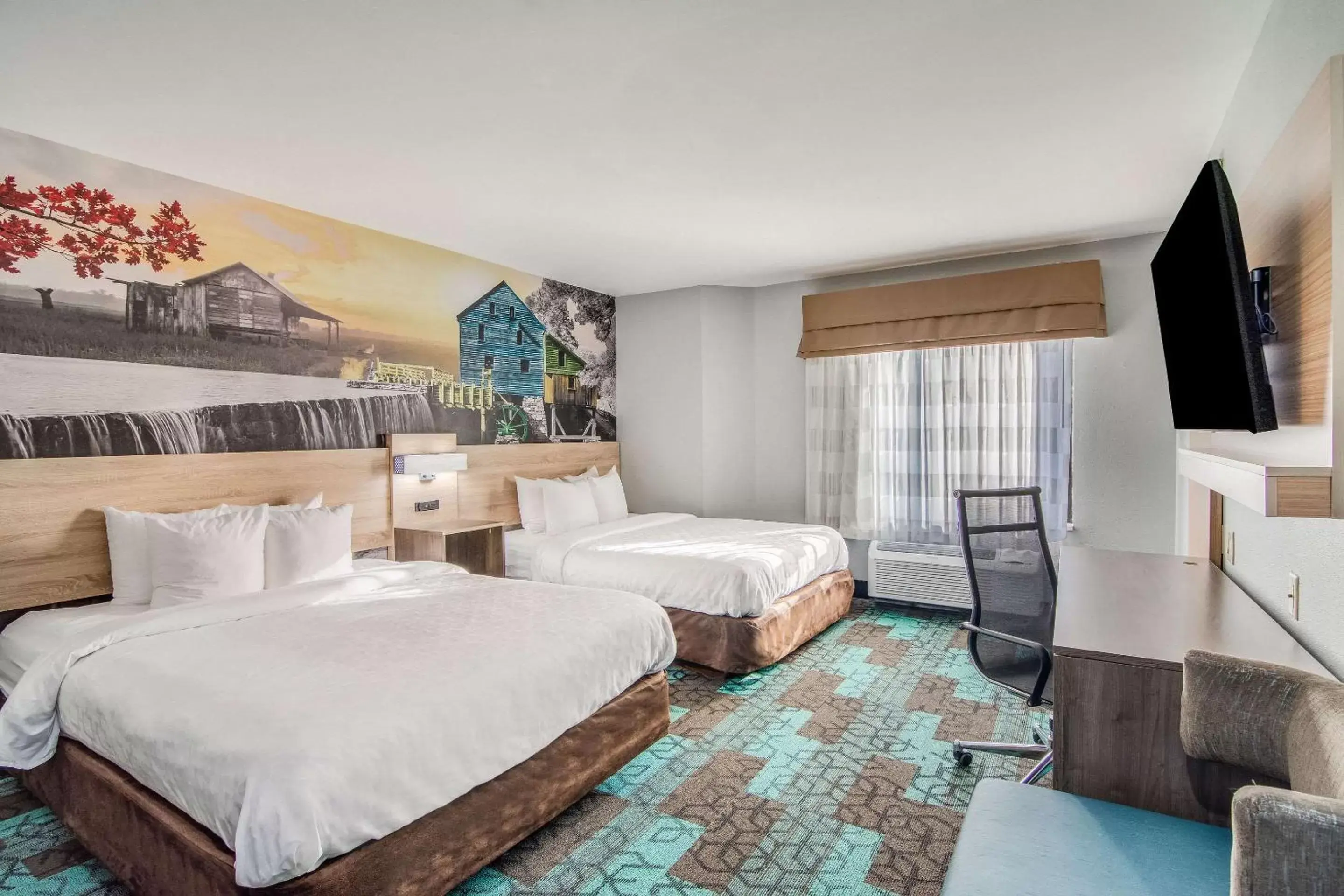 Standard Queen Room with Two Queen Beds - Non-Smoking in Clarion Pointe Wake Forest - Raleigh North Standard Queen Room with Two Queen Beds - Non-Smoking in Clarion Pointe Wake Forest - Raleigh North