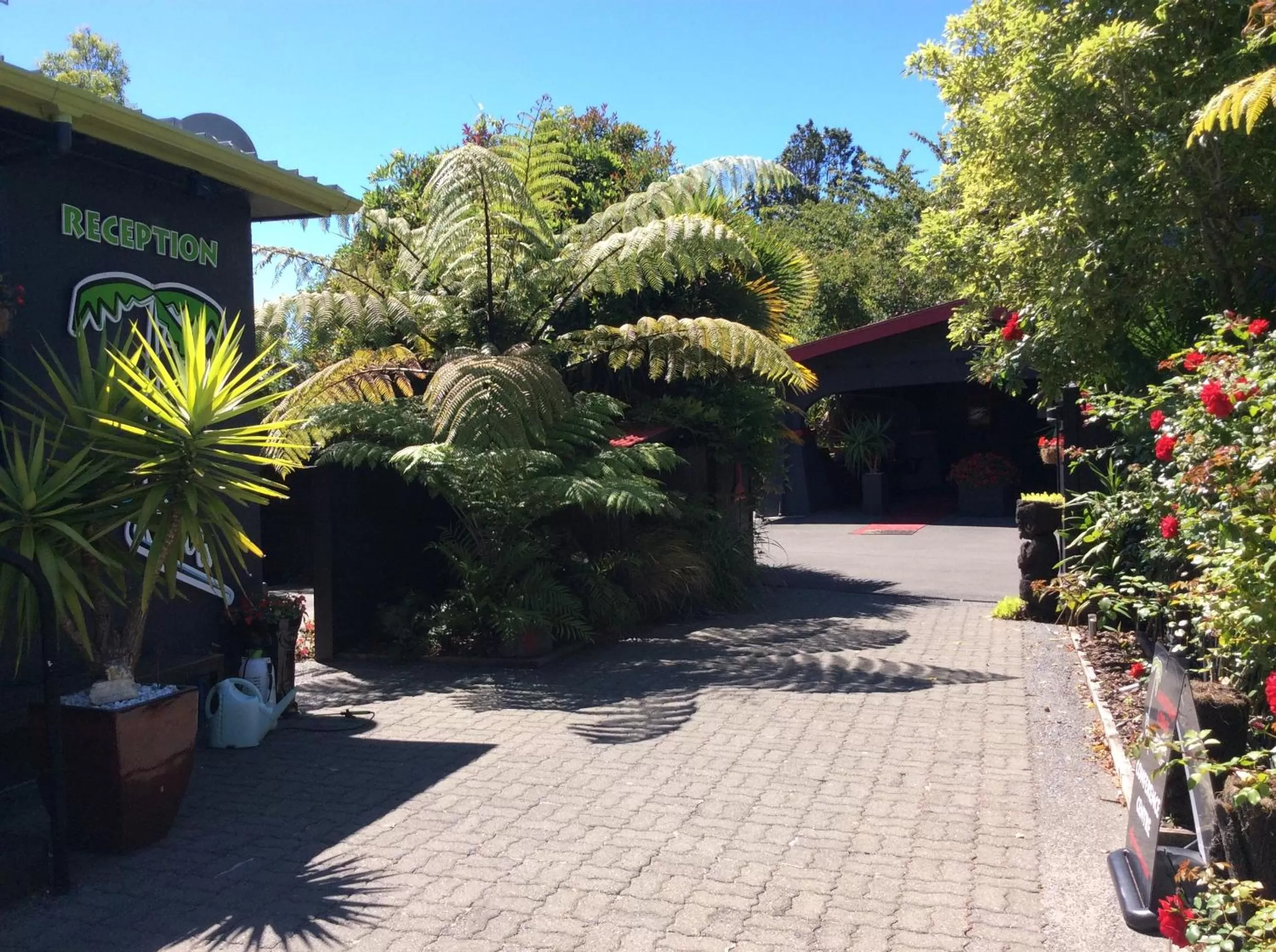 Garden, Property Building in Anndion Motel