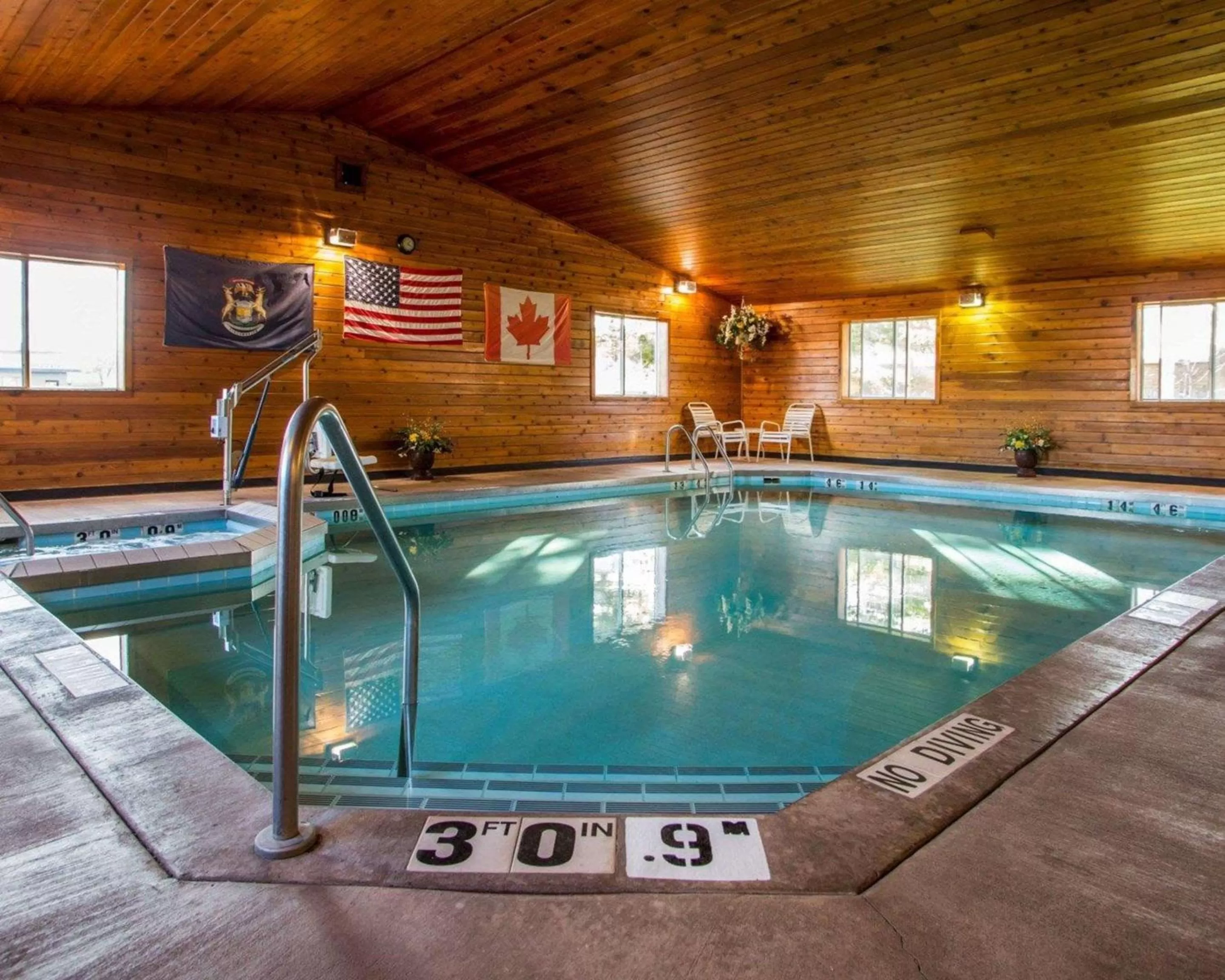 On site in Quality Inn Ironwood