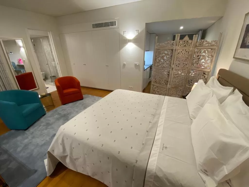 Bed in TM Luxury Apartments Lisbon