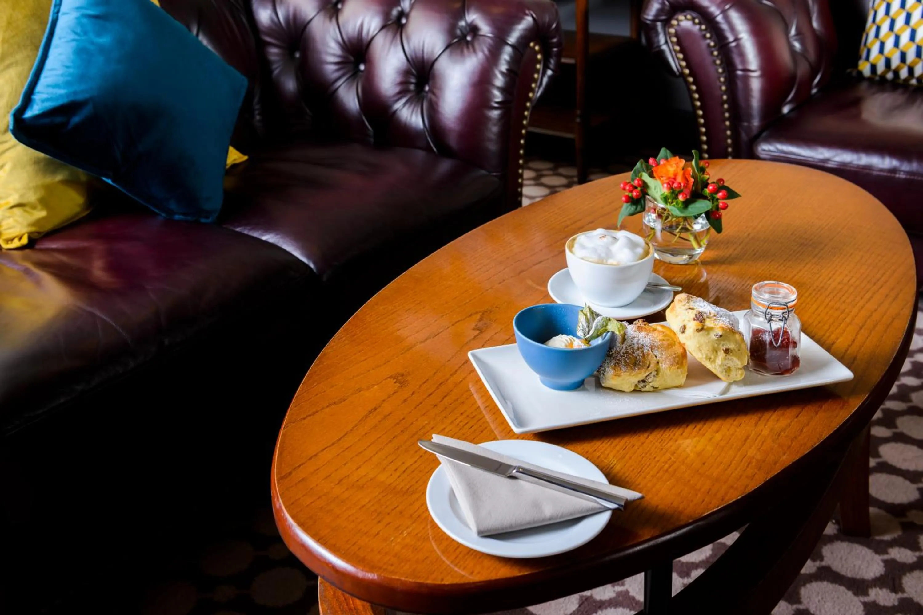 Continental breakfast in Scott's Hotel