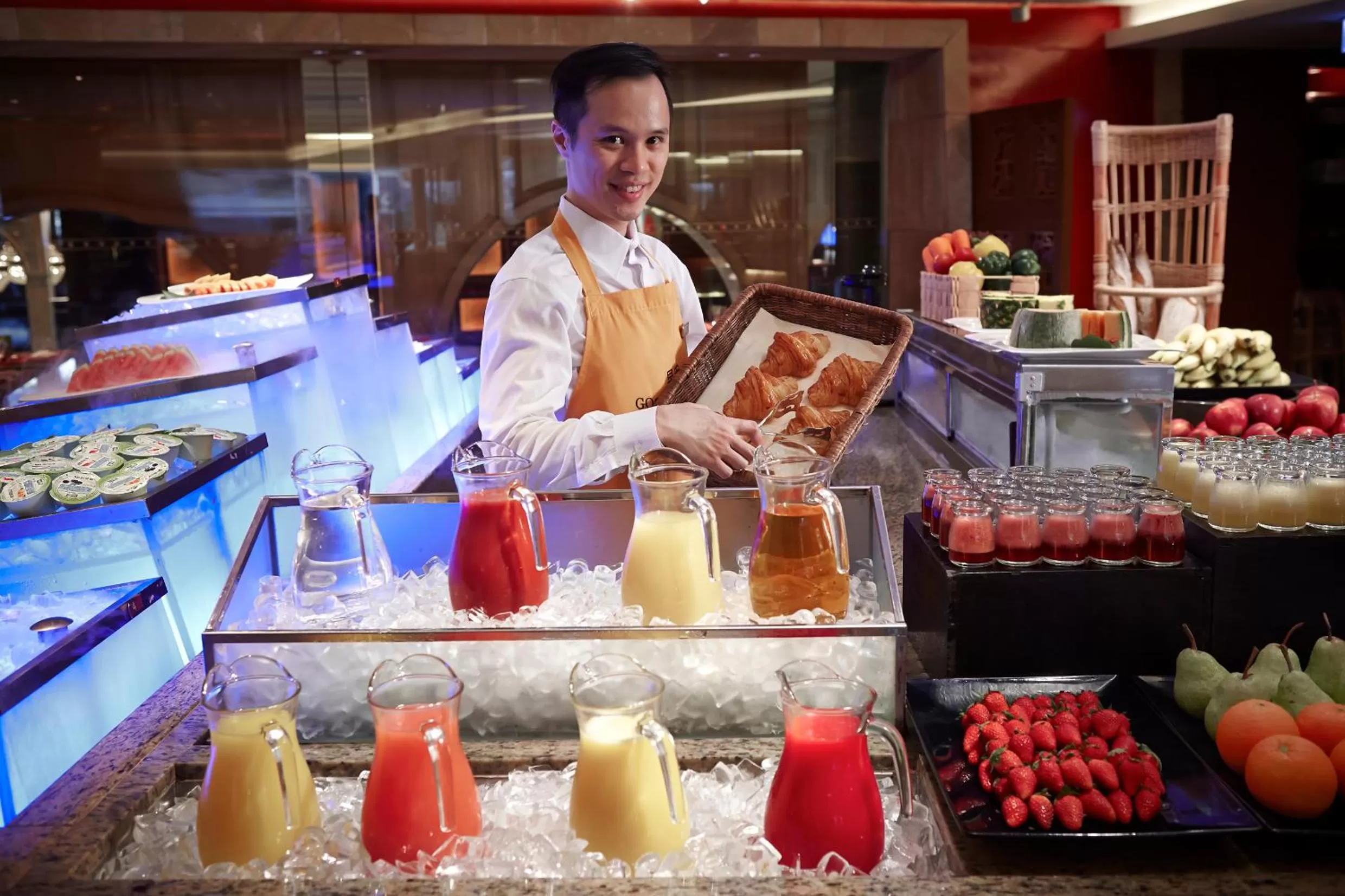 Buffet breakfast in Kowloon Shangri-La, Hong Kong