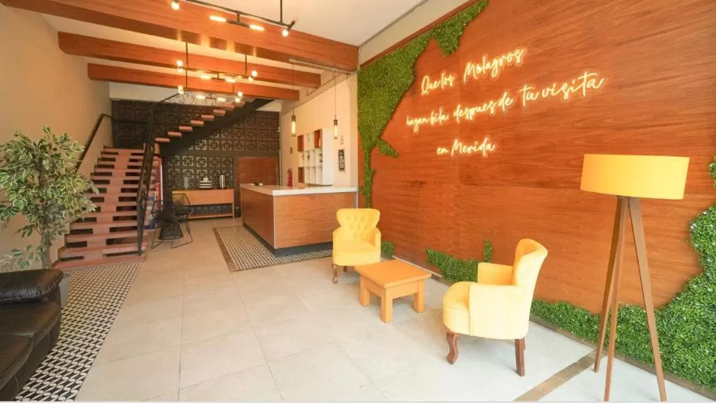 Lobby or reception in HIT Merida Hotel Boutique