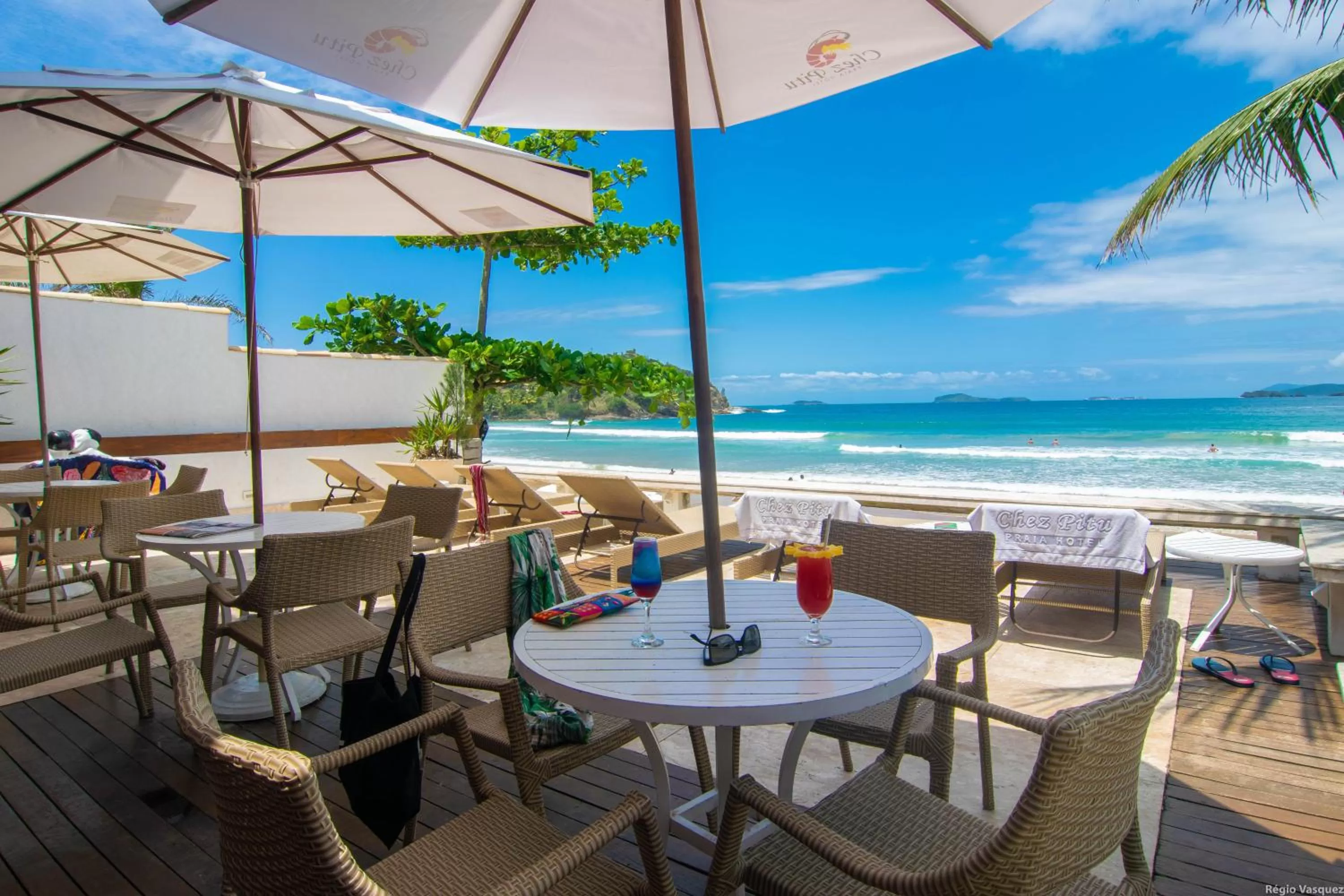 Balcony/Terrace in Chez Pitu Praia Hotel