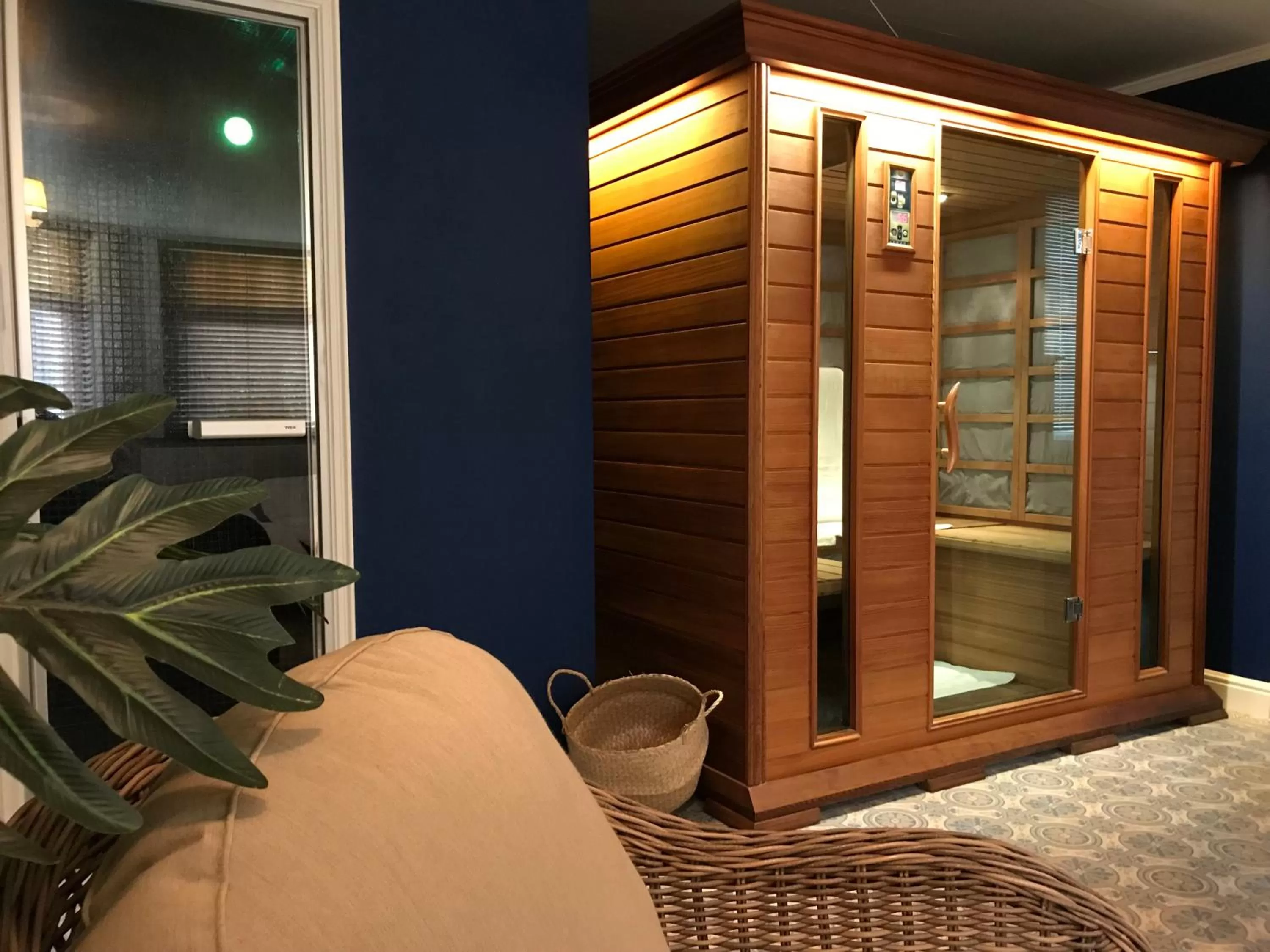 Sauna, Bed in B&B 't Kasteel & 't Koetshuys