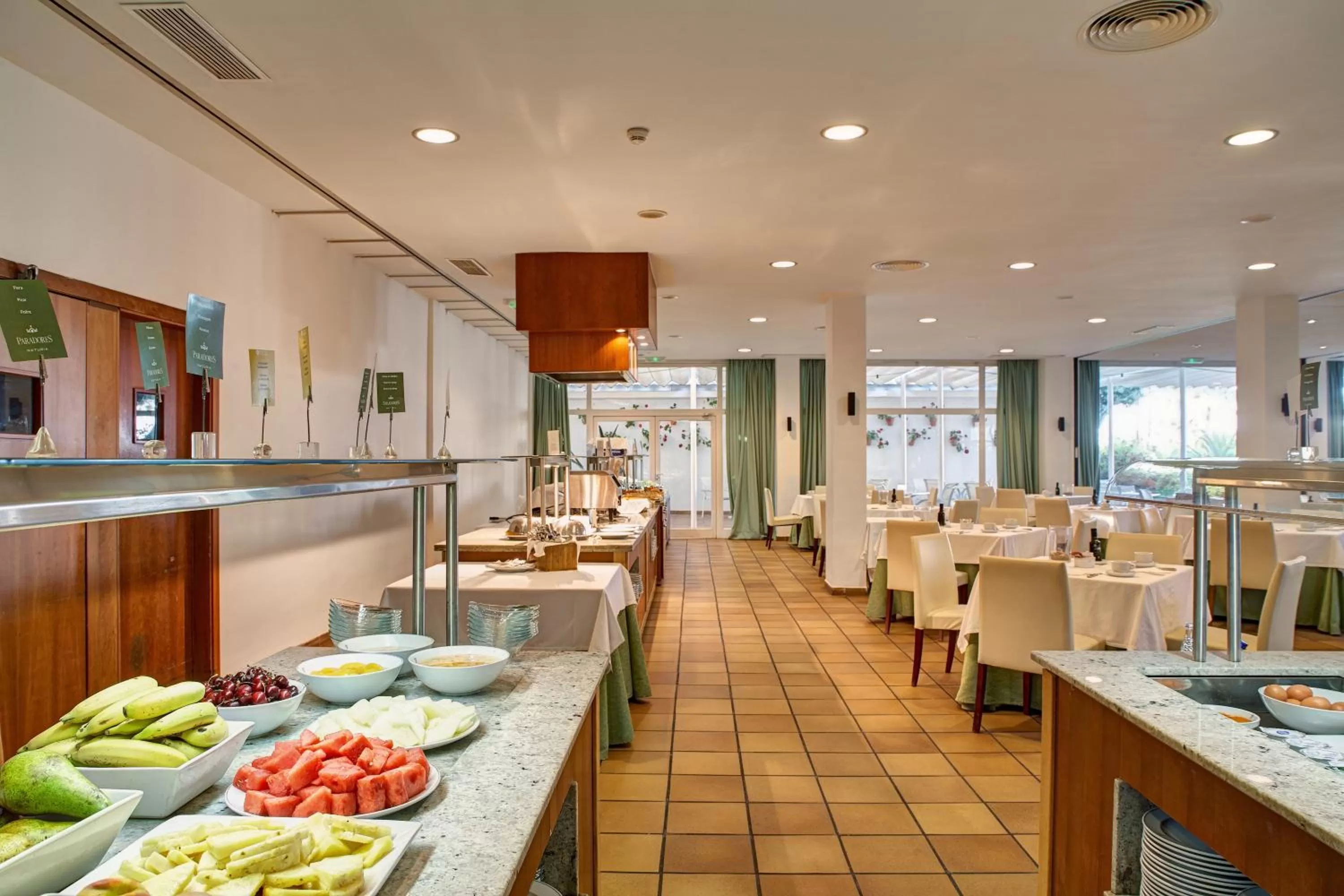 Buffet breakfast in Parador de Benicarló