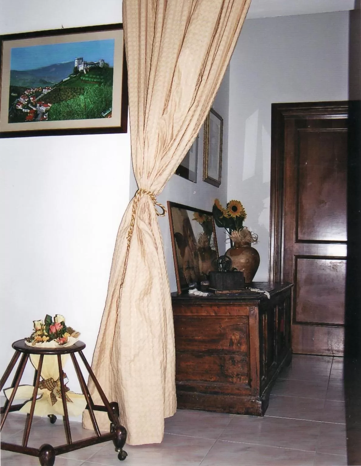 Seating area in Montanari Agrivillage