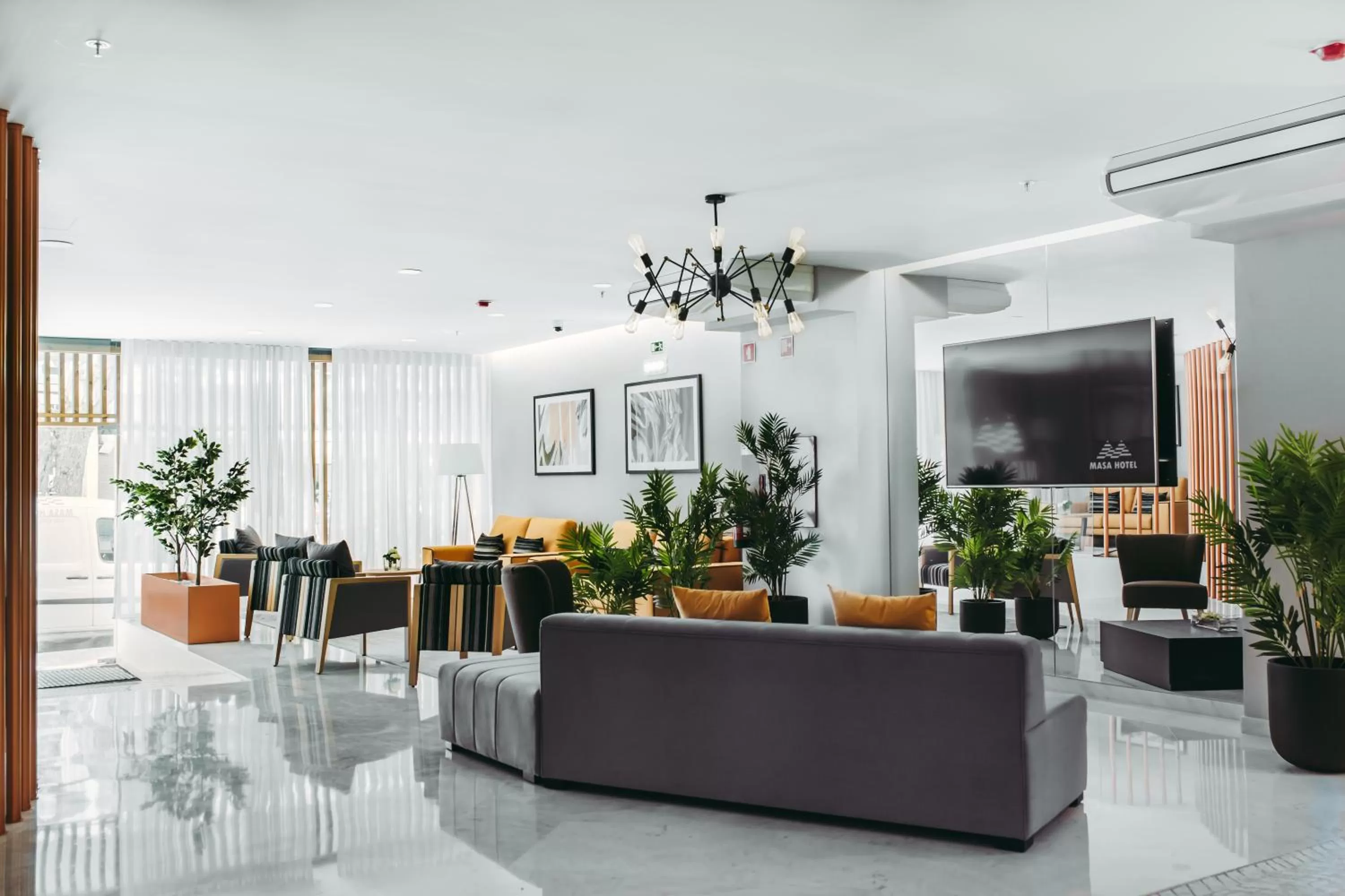 Lobby or reception in Masa Hotel 5 de Outubro