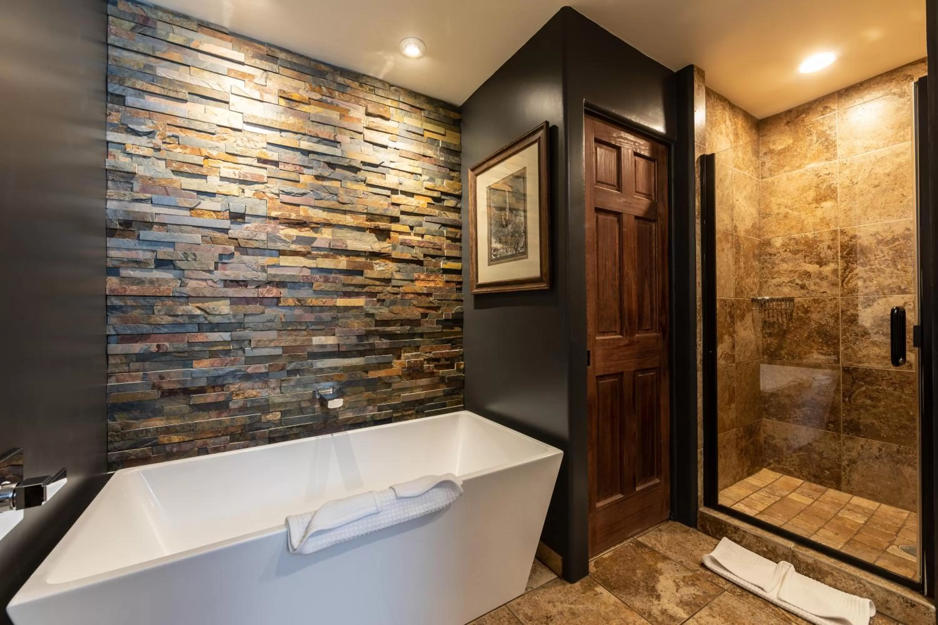 Shower in A Sunset Chateau