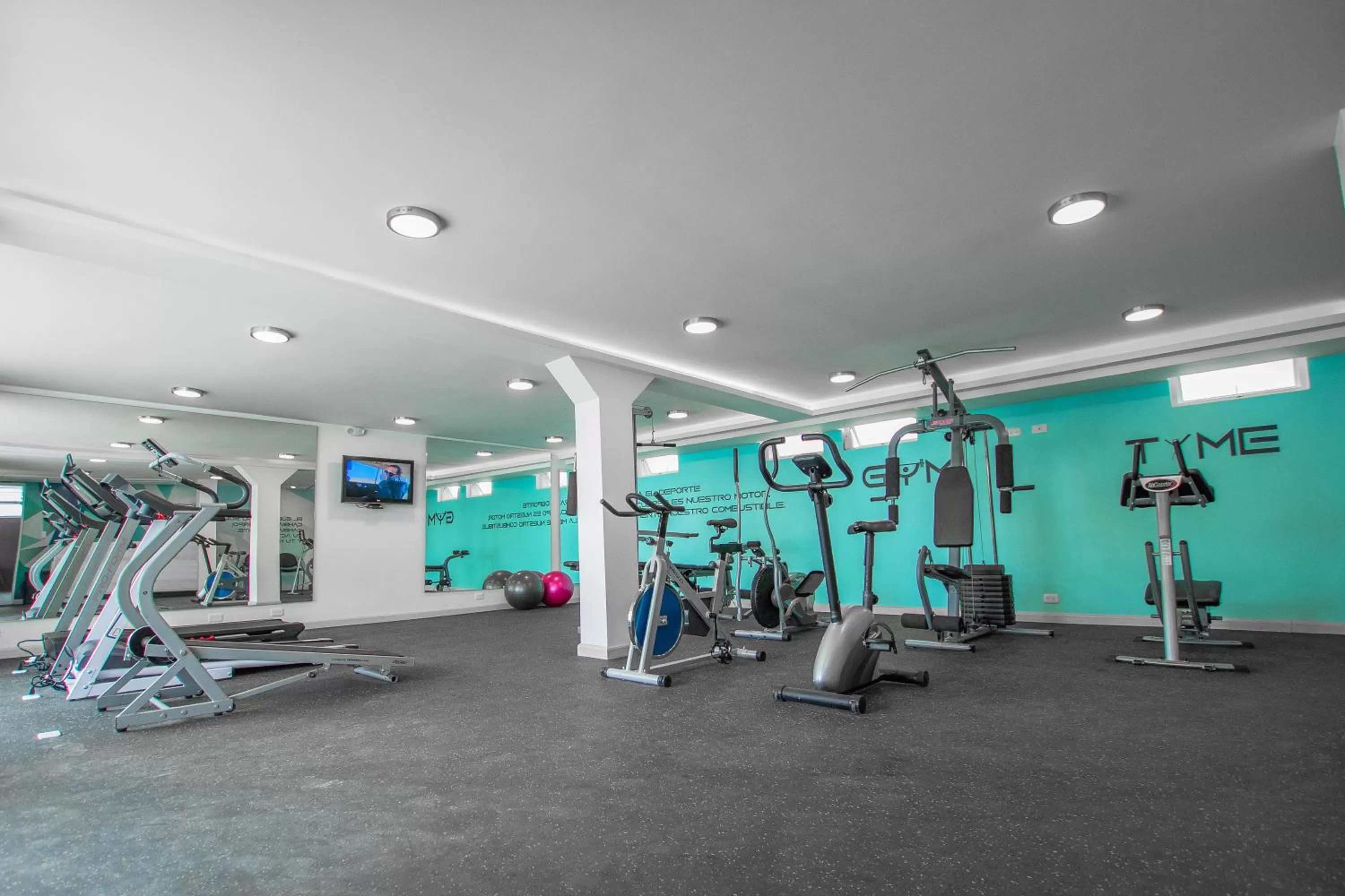 Fitness centre/facilities in Hotel Ajavi