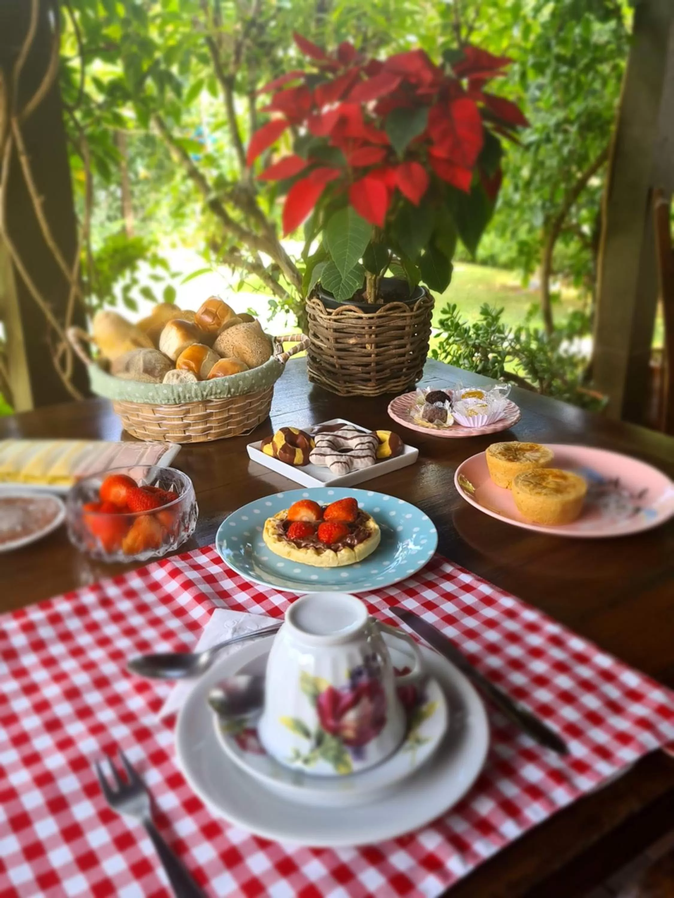 Breakfast in Pousada Vila Rosada