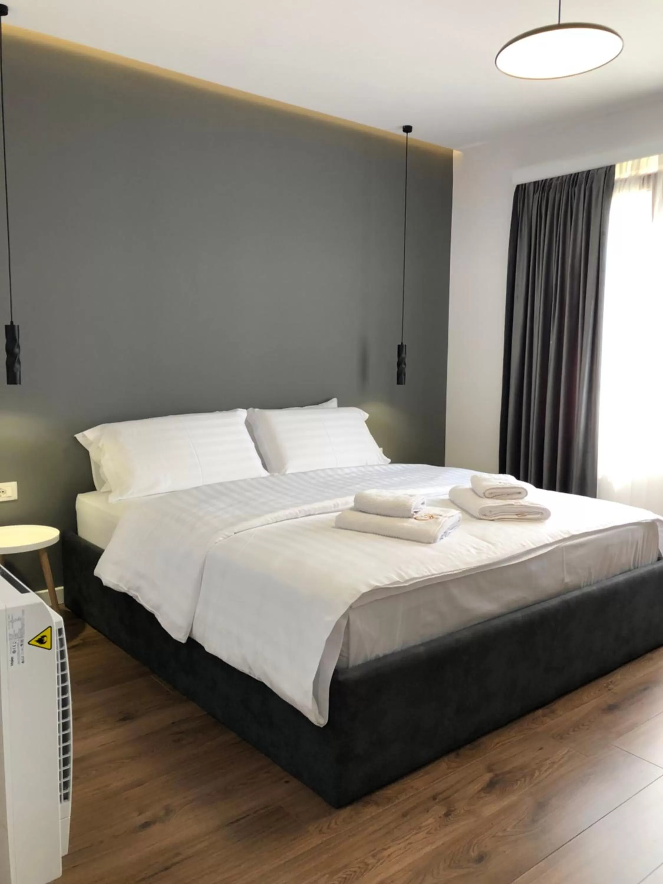 Bed in Grand Hotel Pogradec