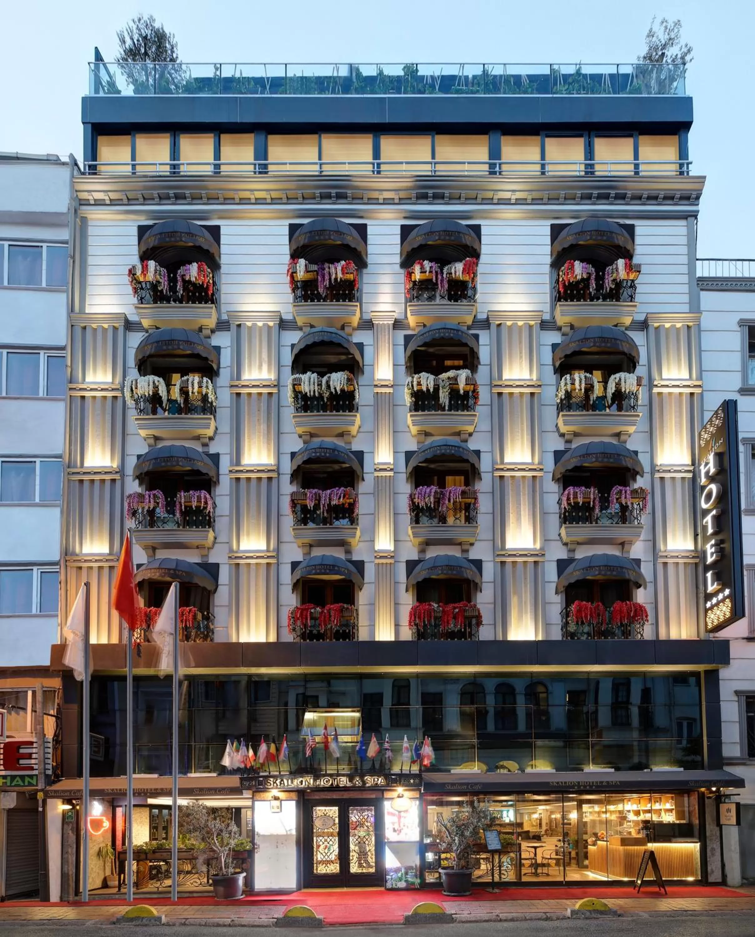 Property building in Skalion Hotel