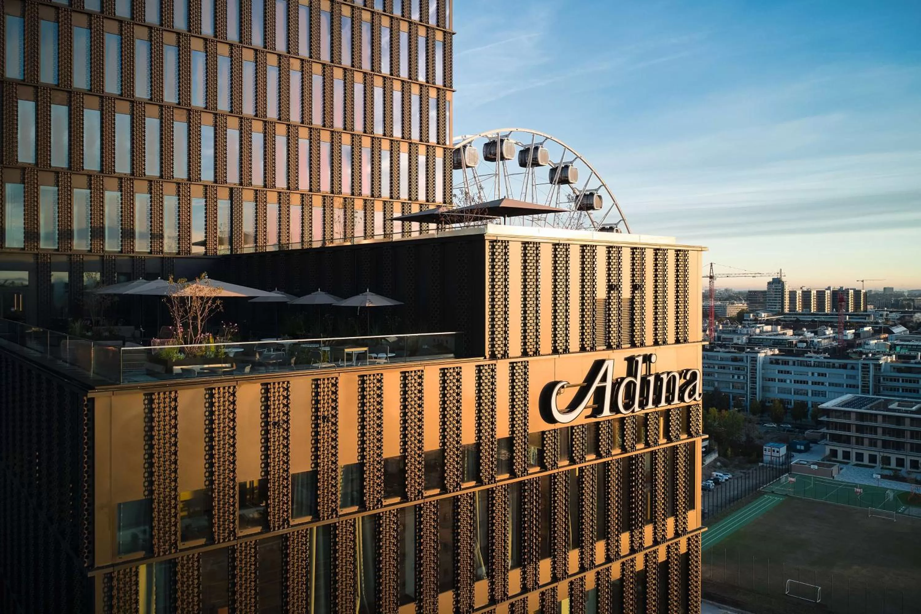 Property building in Adina Apartment Hotel Munich