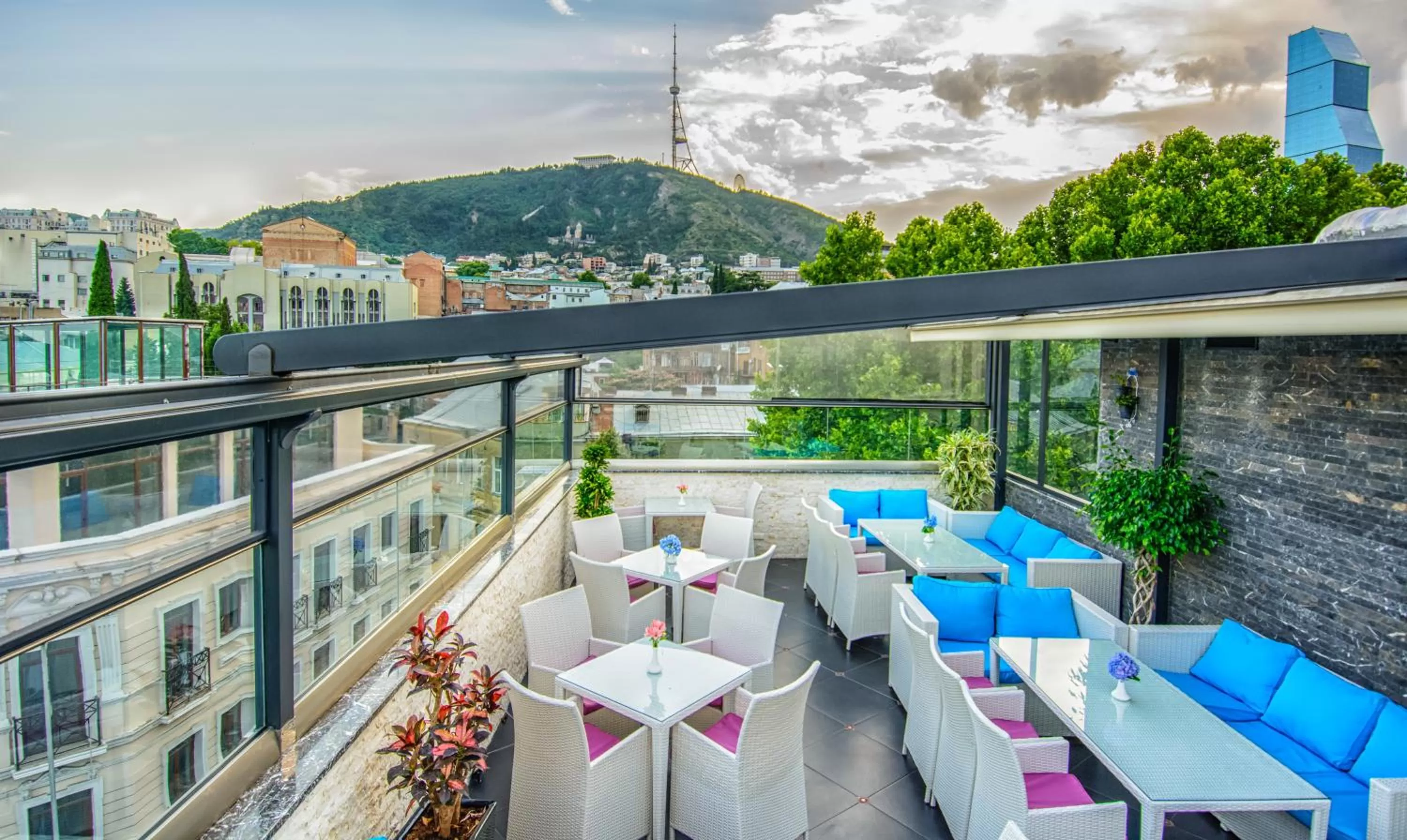 Landmark view in River Side Hotel Tbilisi