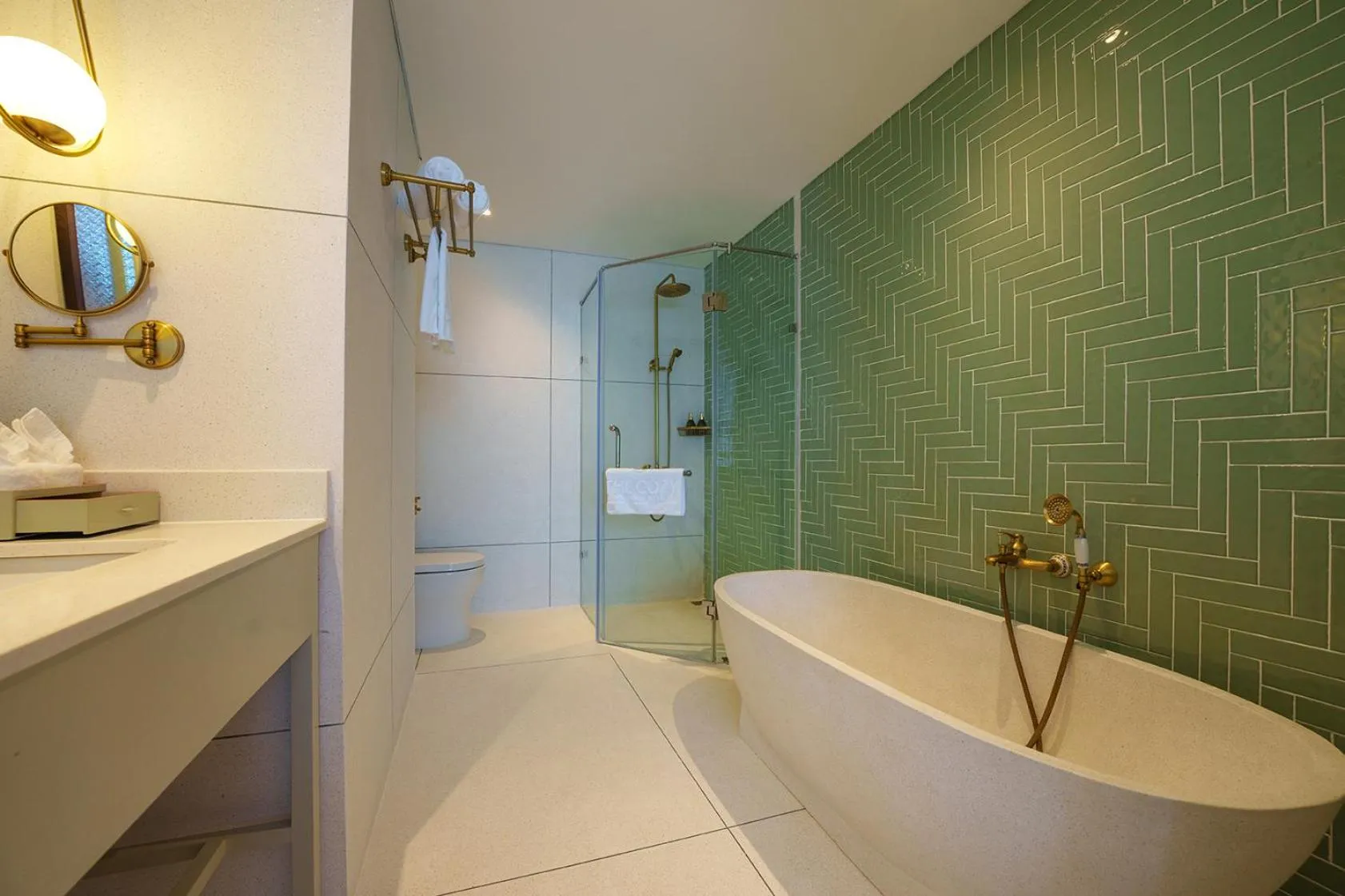 Shower in Cozy An Boutique Hotel Hoian