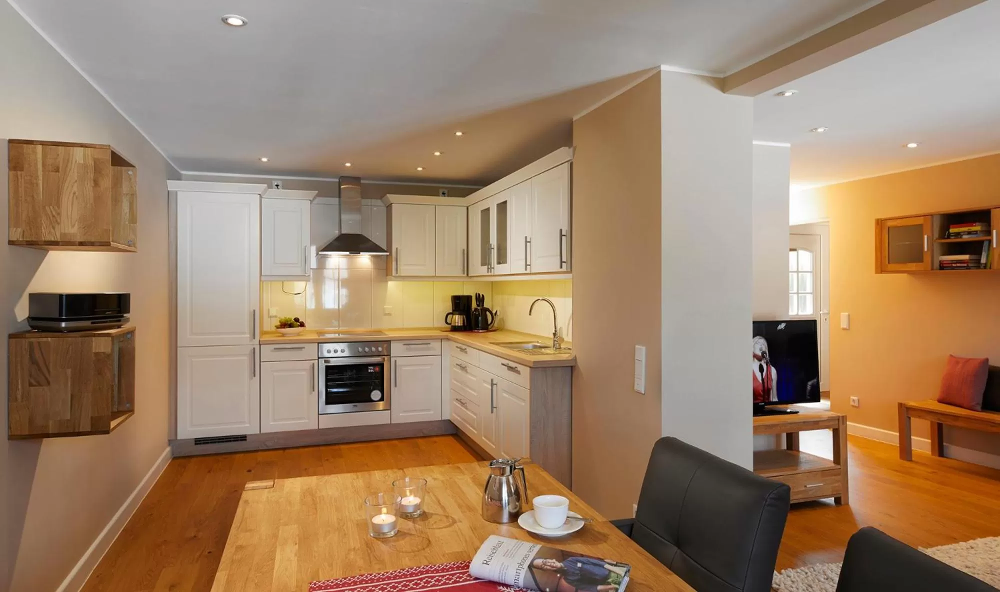 Kitchen or kitchenette in Hotel Rimberg