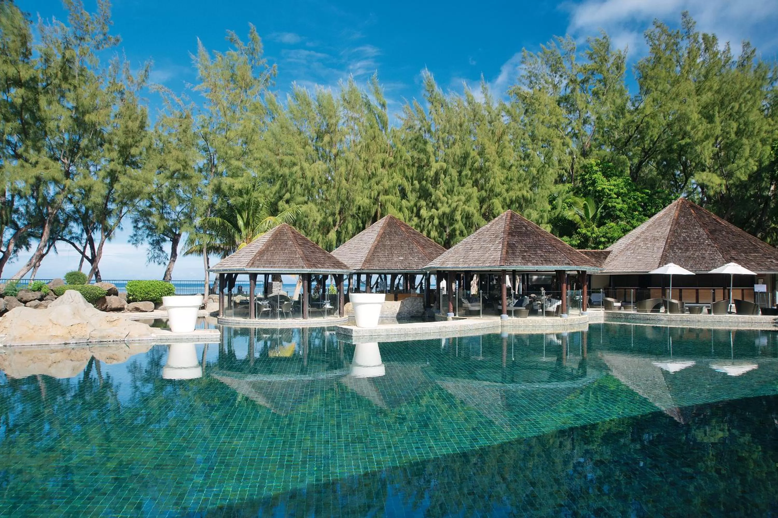 Swimming pool in LUX* Saint Gilles Resort