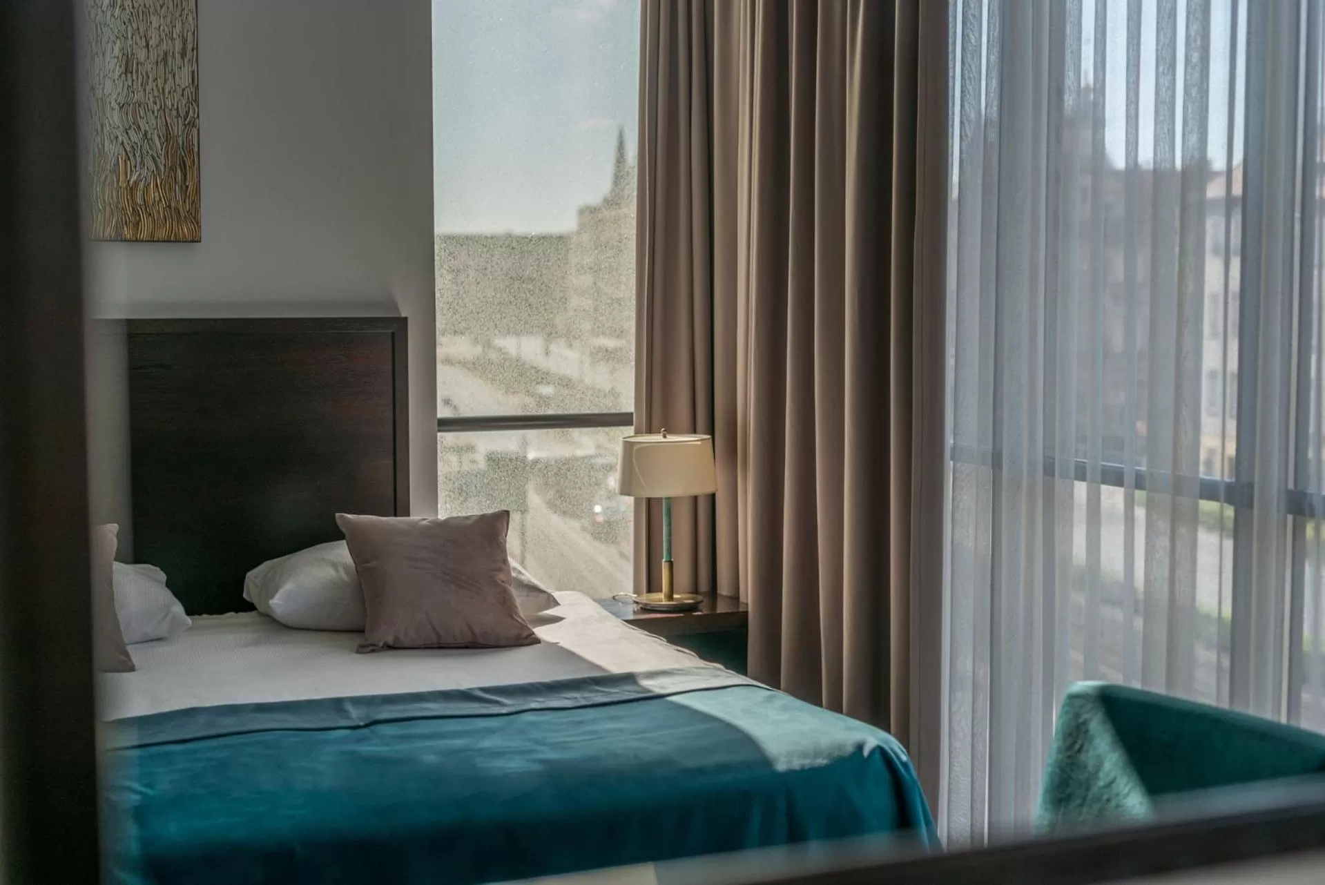 View (from property/room), Bed in Europeum Hotel