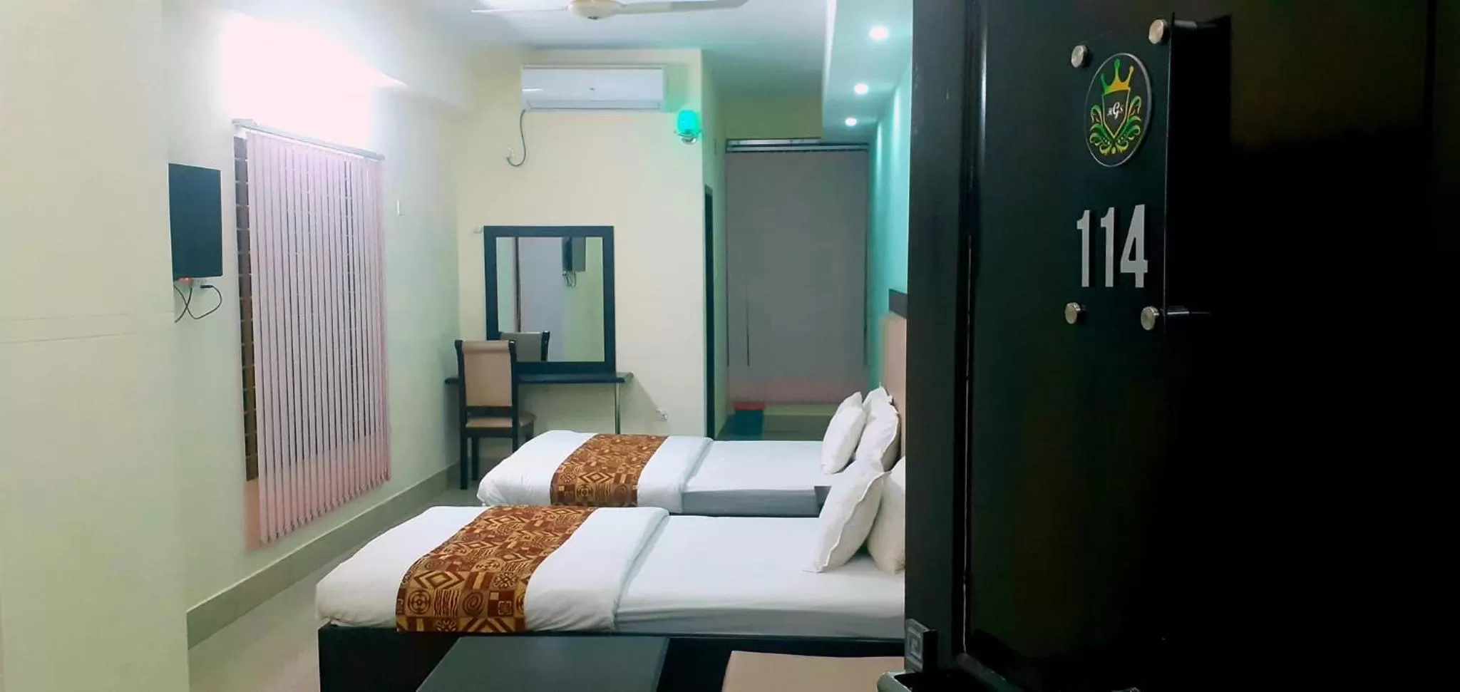 Bed in Grand Surma Hotel