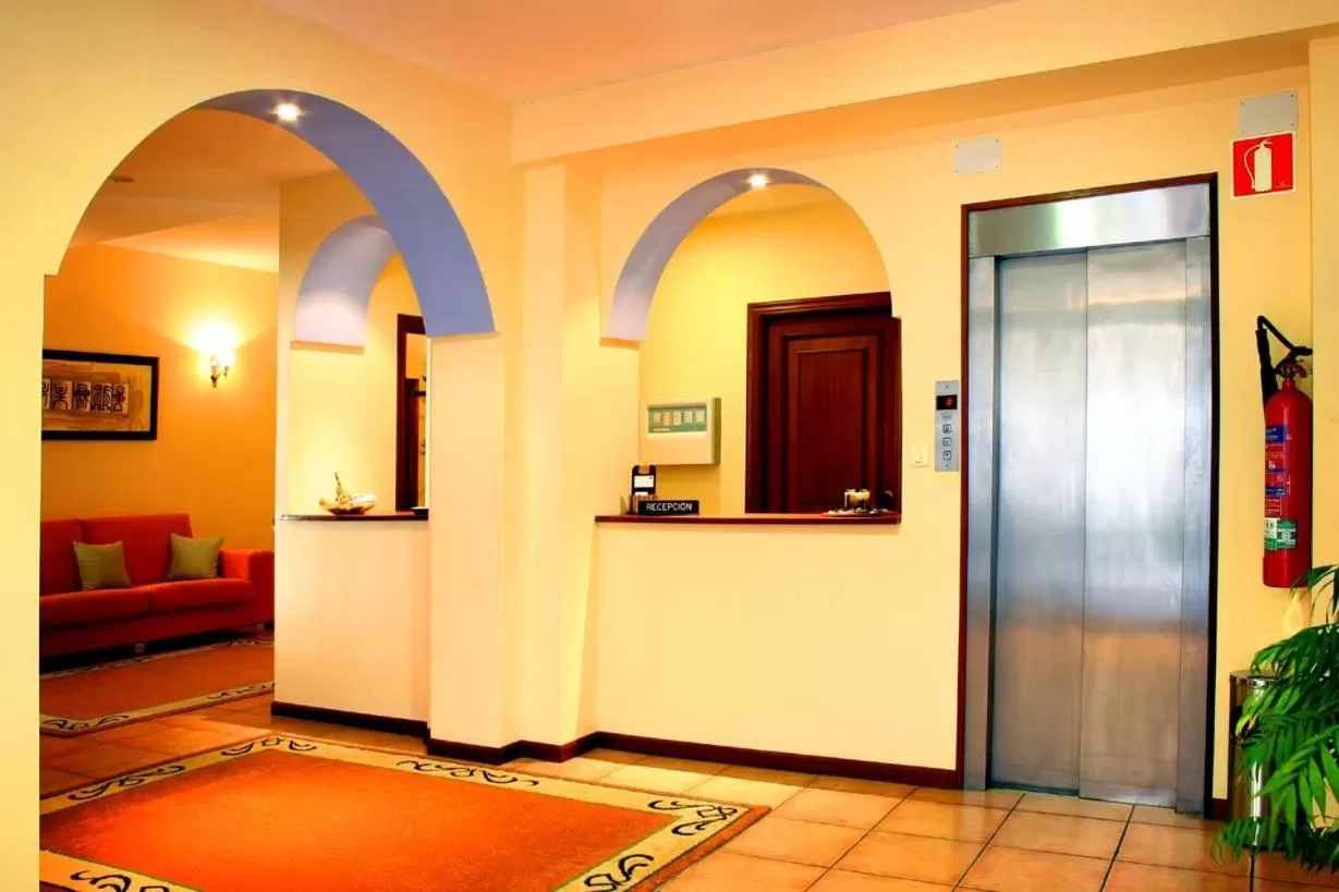 Lobby or reception in Hotel Las Viñas