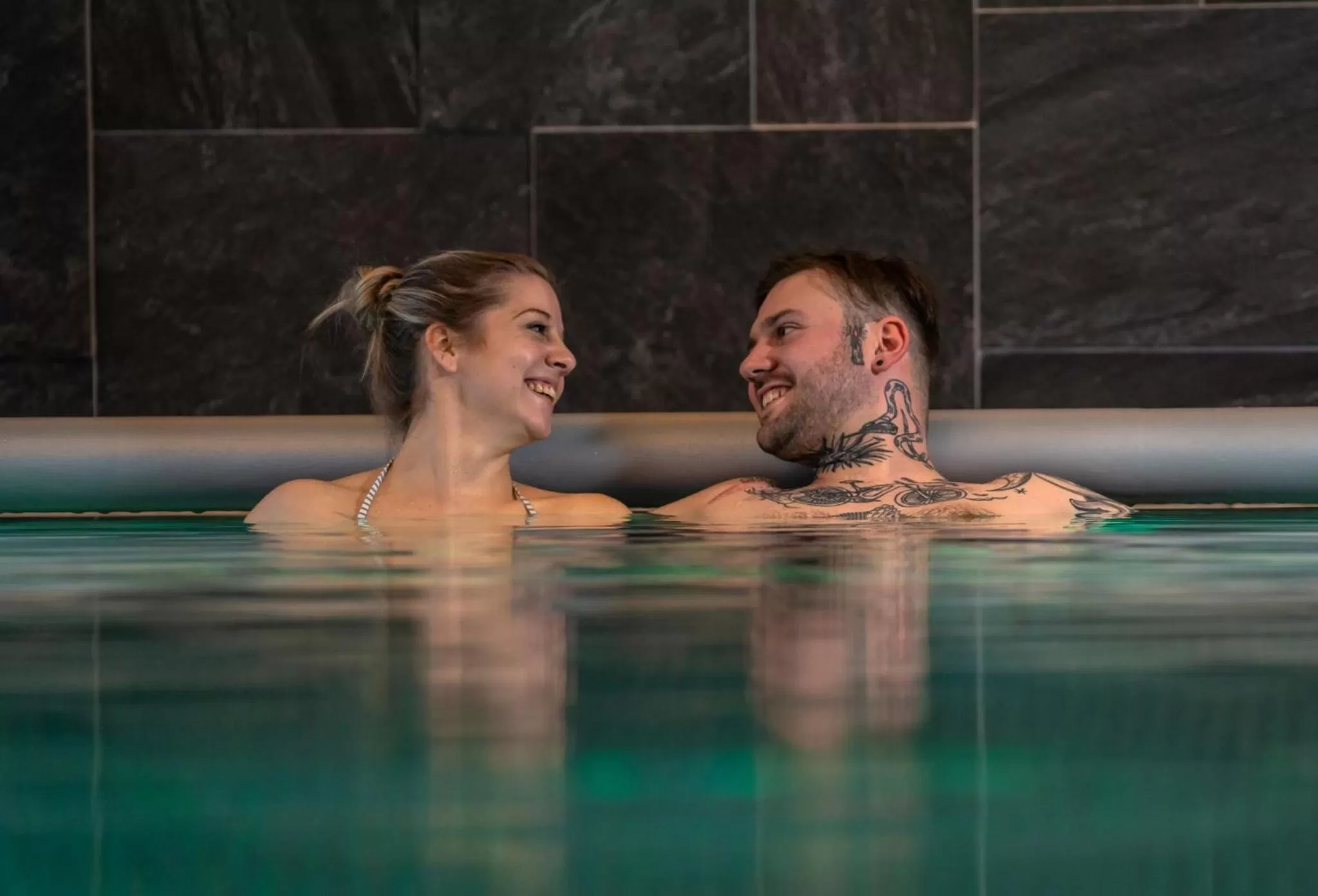 Swimming pool in Hotel Kaprunerhof