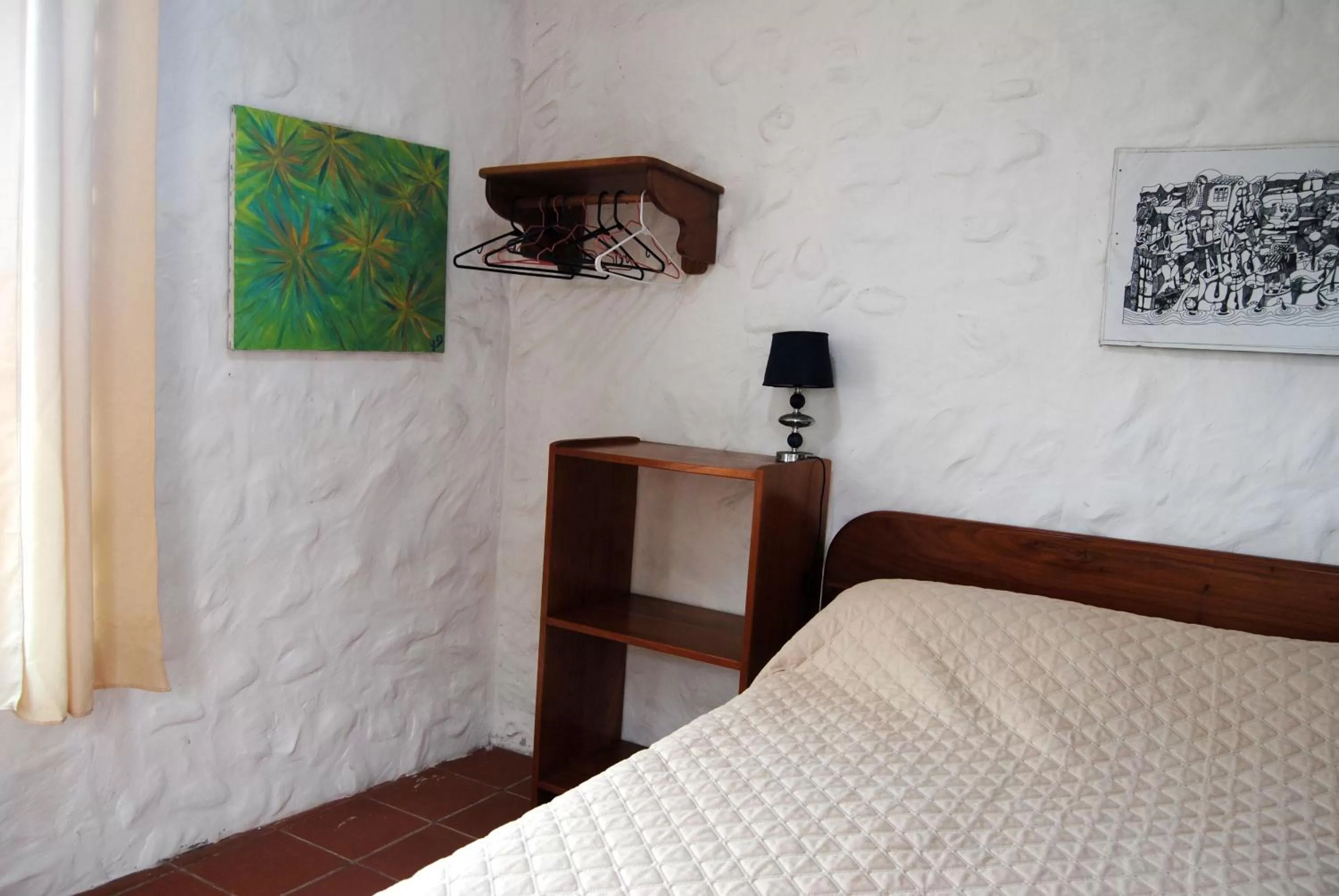 Bedroom, Bed in Hostal Galapagos by Bar de Beto