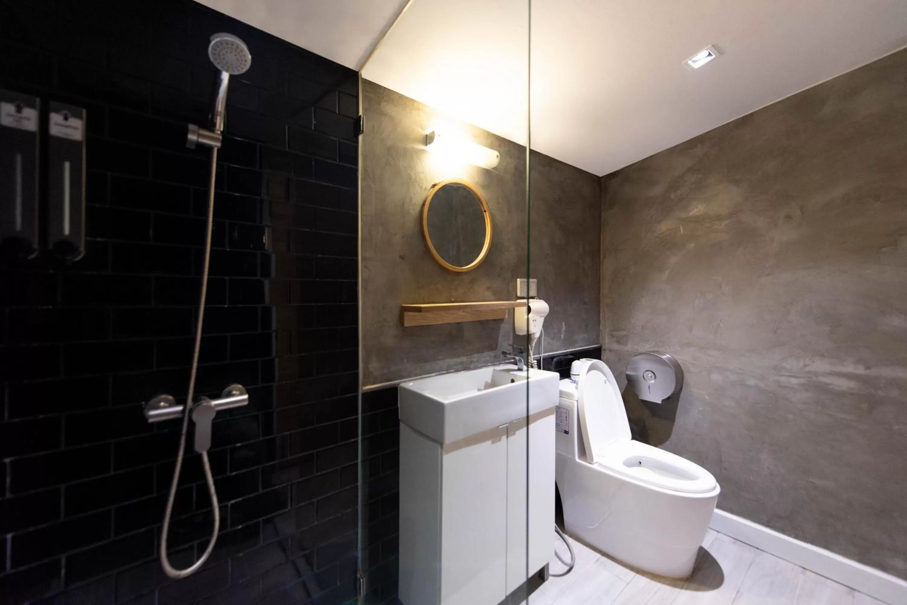 Shower in Botanic Service Room at Impact Muangthongthani - SHA Certified