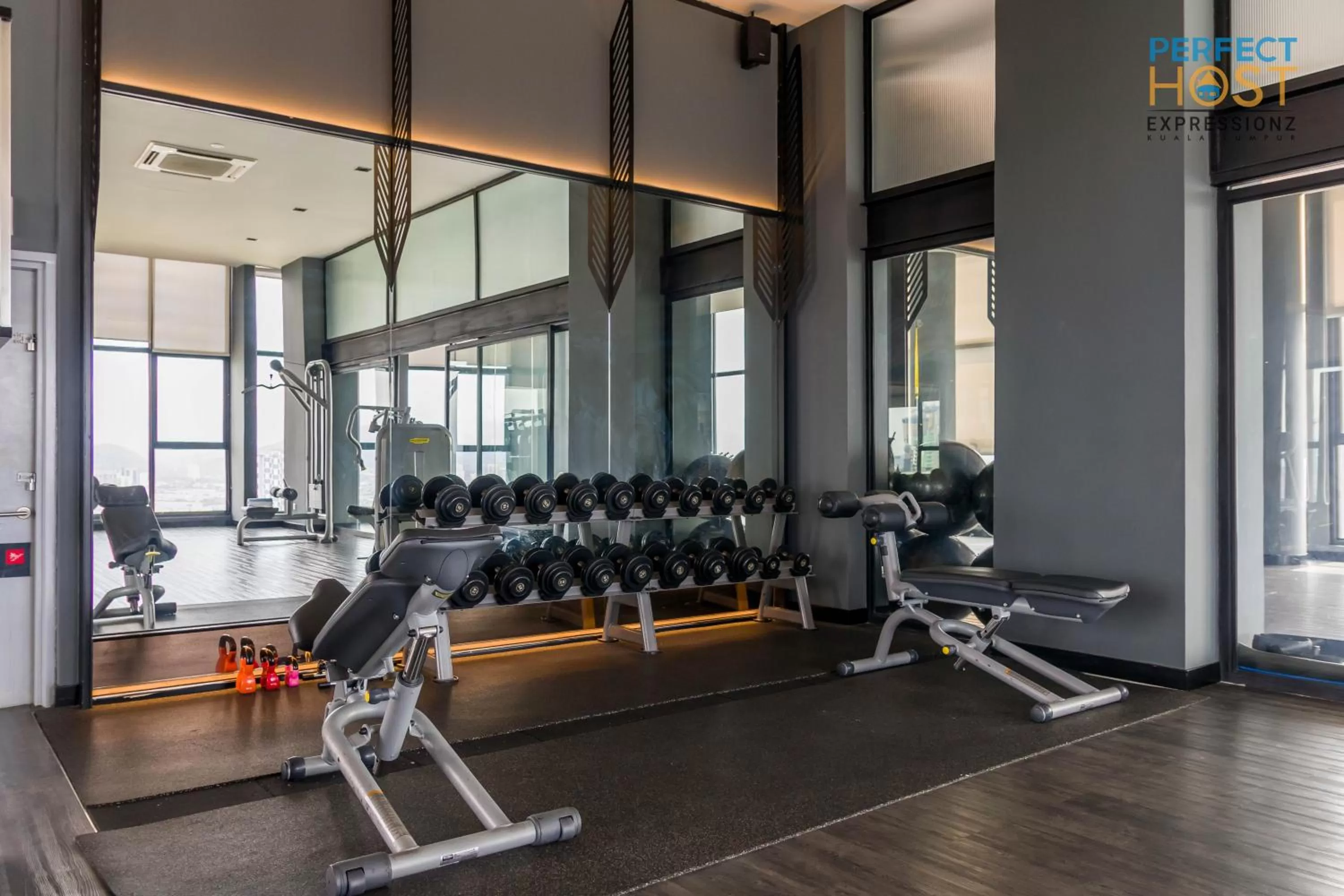 Fitness centre/facilities in Expressionz Suites KL by Perfect Host
