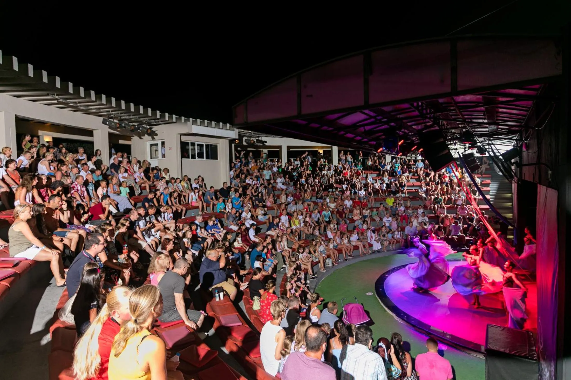 Evening entertainment in Seven Seas Hotel Blue - Ultra All Inclusive & Kids Concept