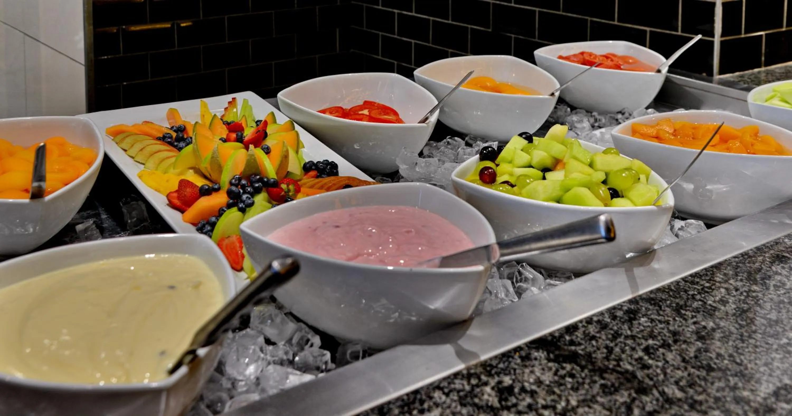 Buffet breakfast in Fountains Hotel