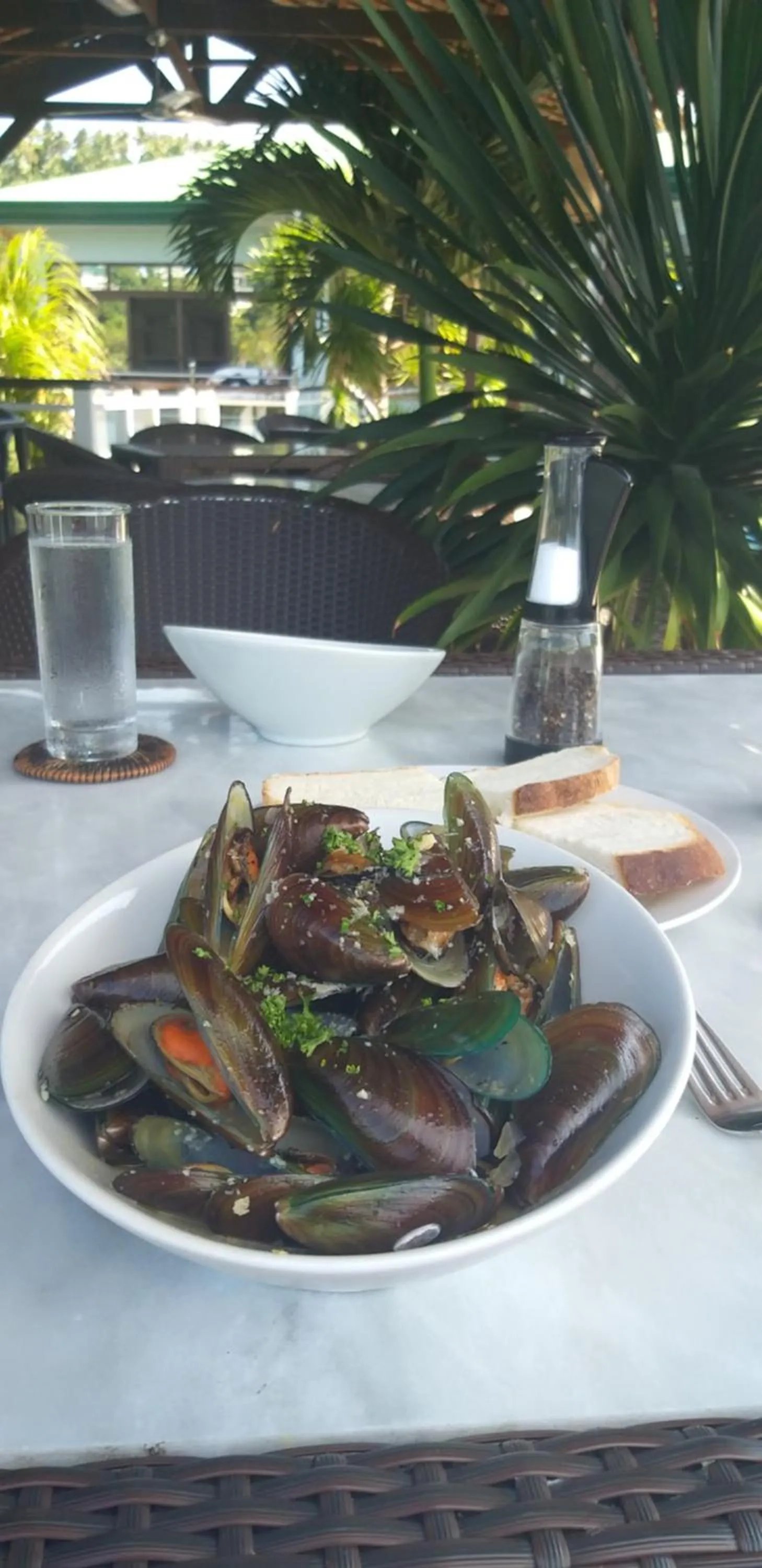 Food in Edgewater Dive & Spa Resort