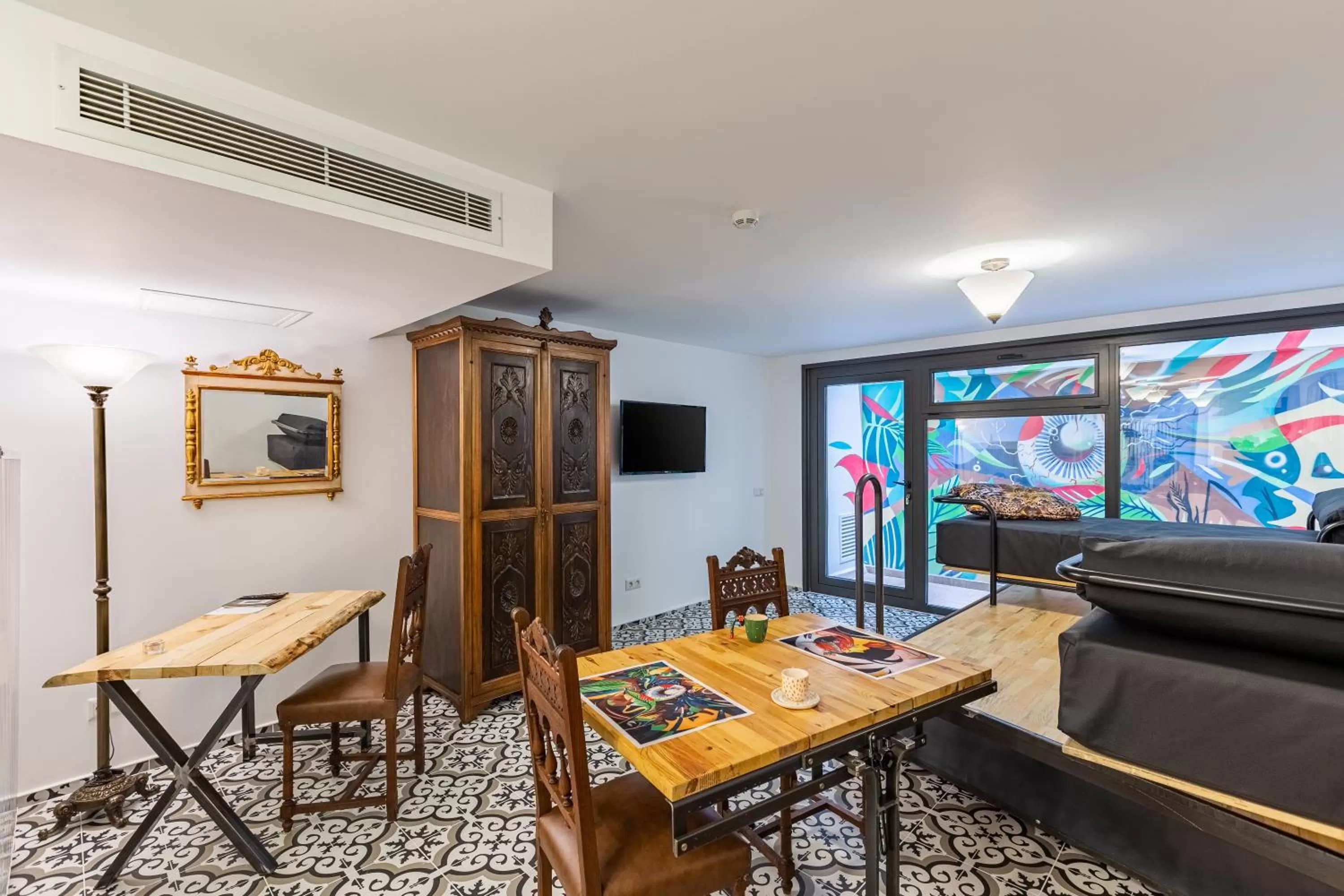 Living room in Villa Pera Suite Hotel