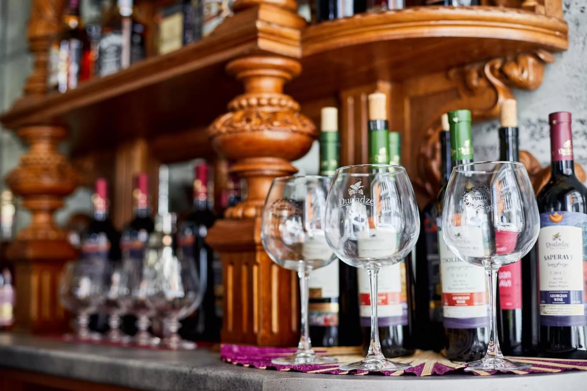 Lounge or bar in Hotel Pushkin