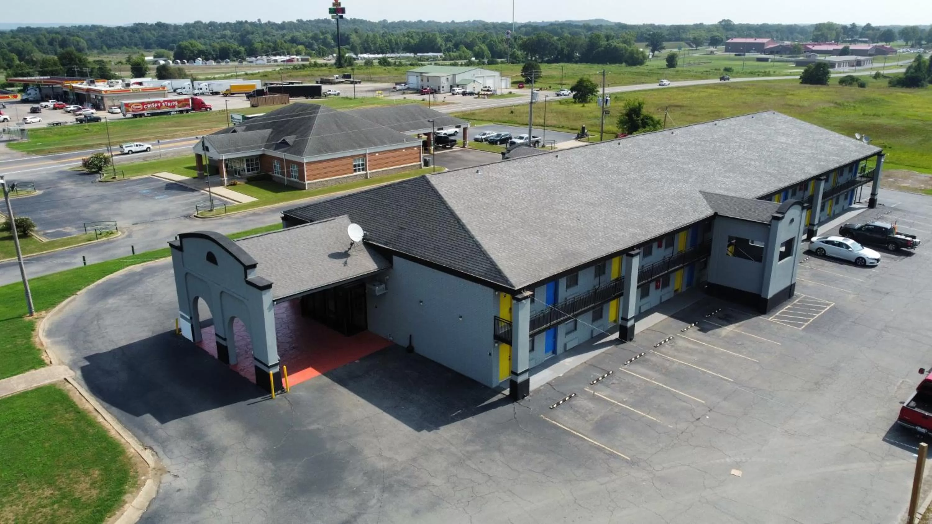 Property building, Bird's-eye View in Morrilton Inn