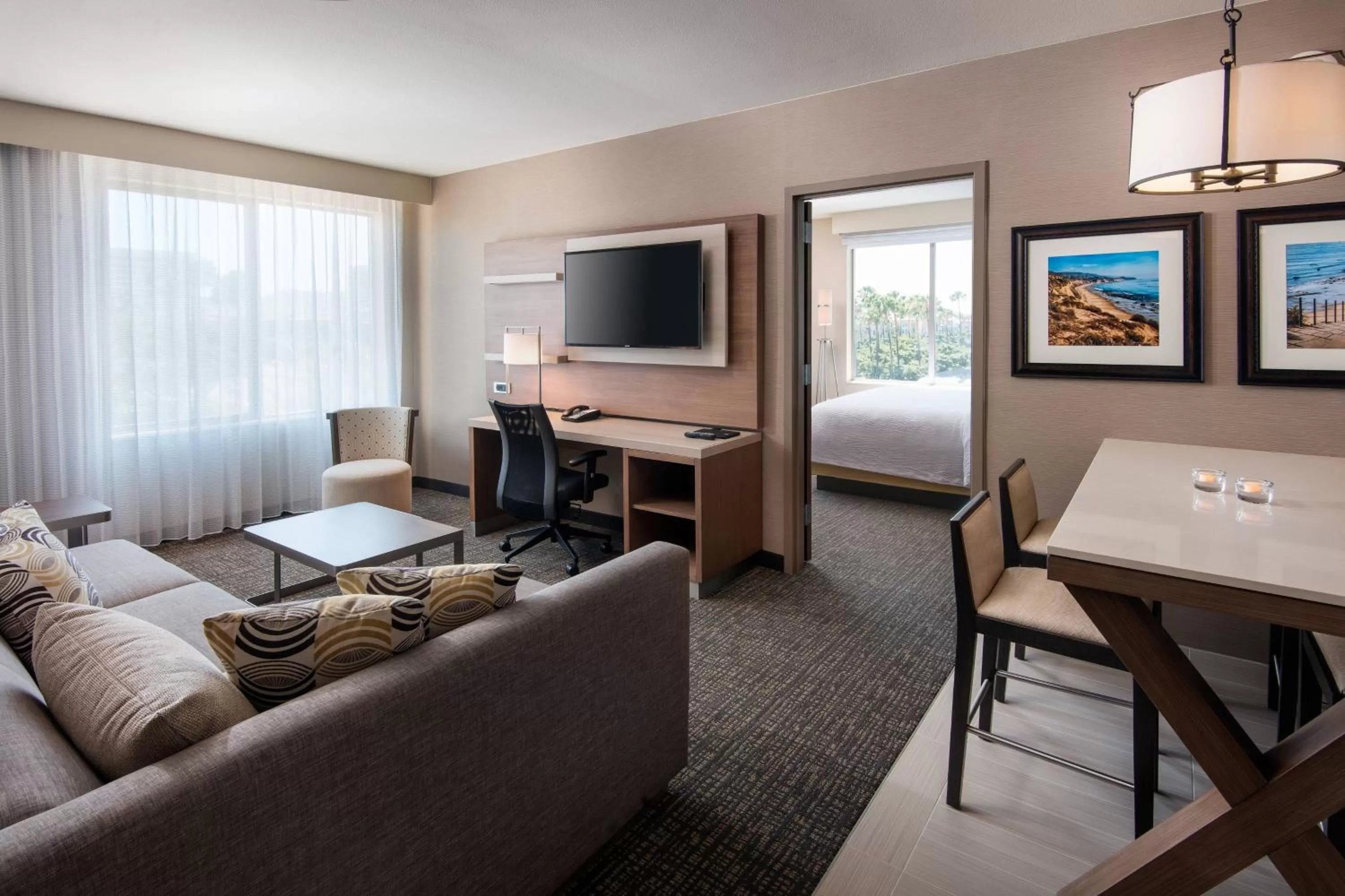 One-Bedroom King Suite with Sofa Bed in Courtyard by Marriott Irvine Spectrum