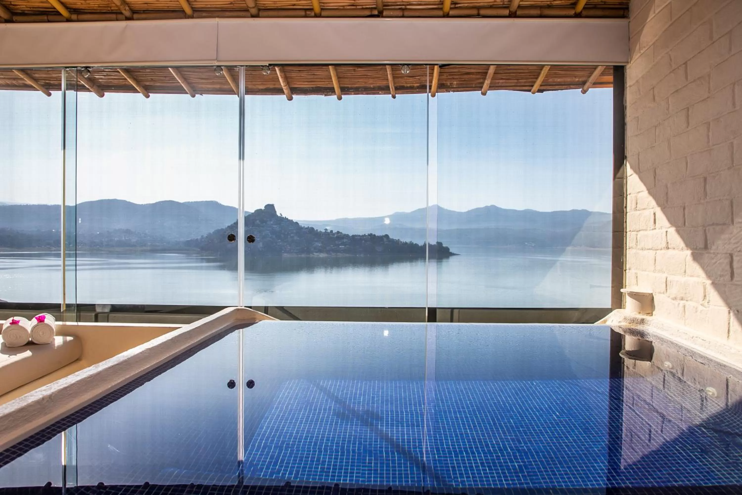 Lake view in El Santuario Resort & Spa