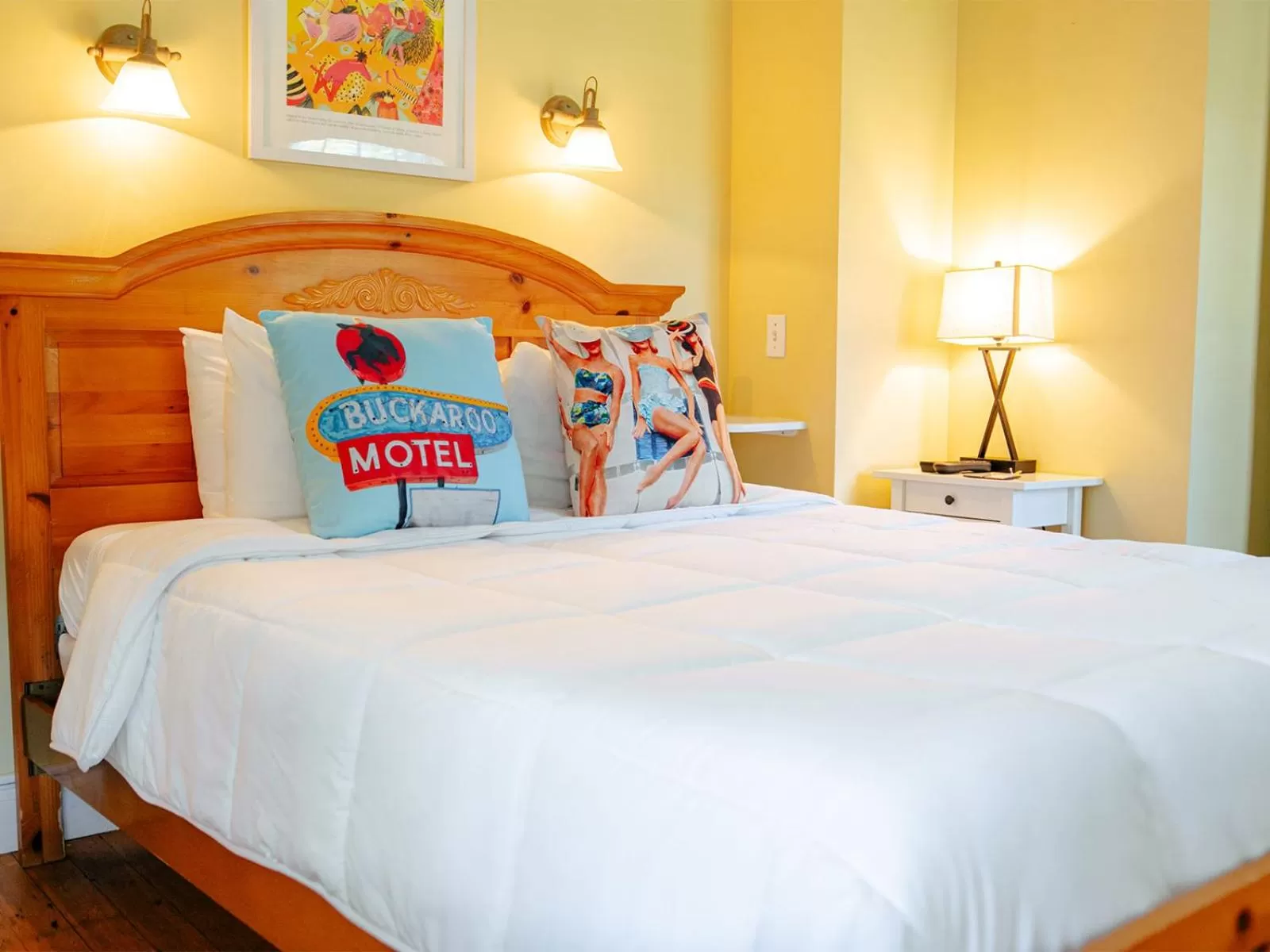 Bed in The Provincetown Hotel at Gabriel's