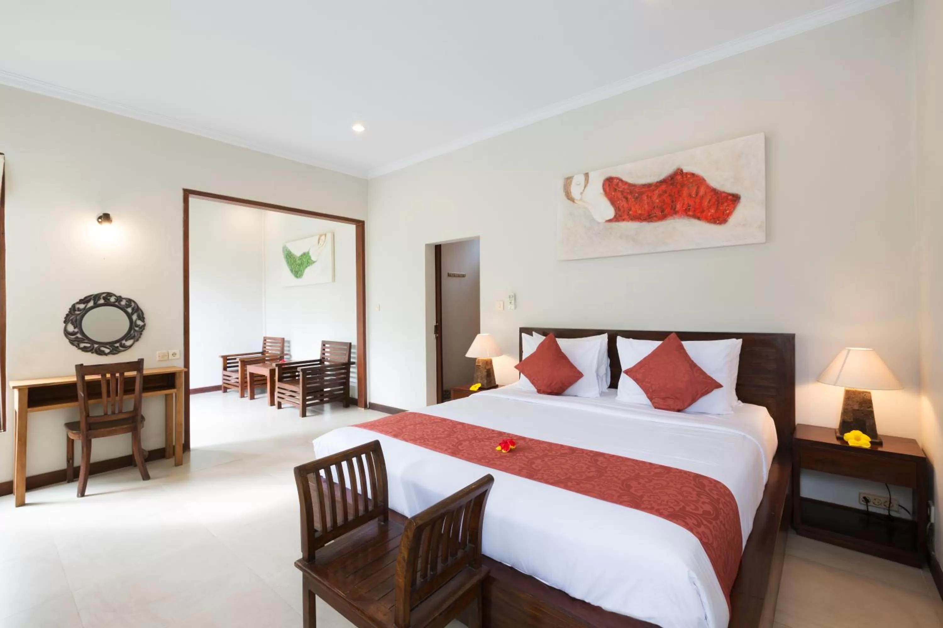 Photo of the whole room, Bed in Abipraya Ubud