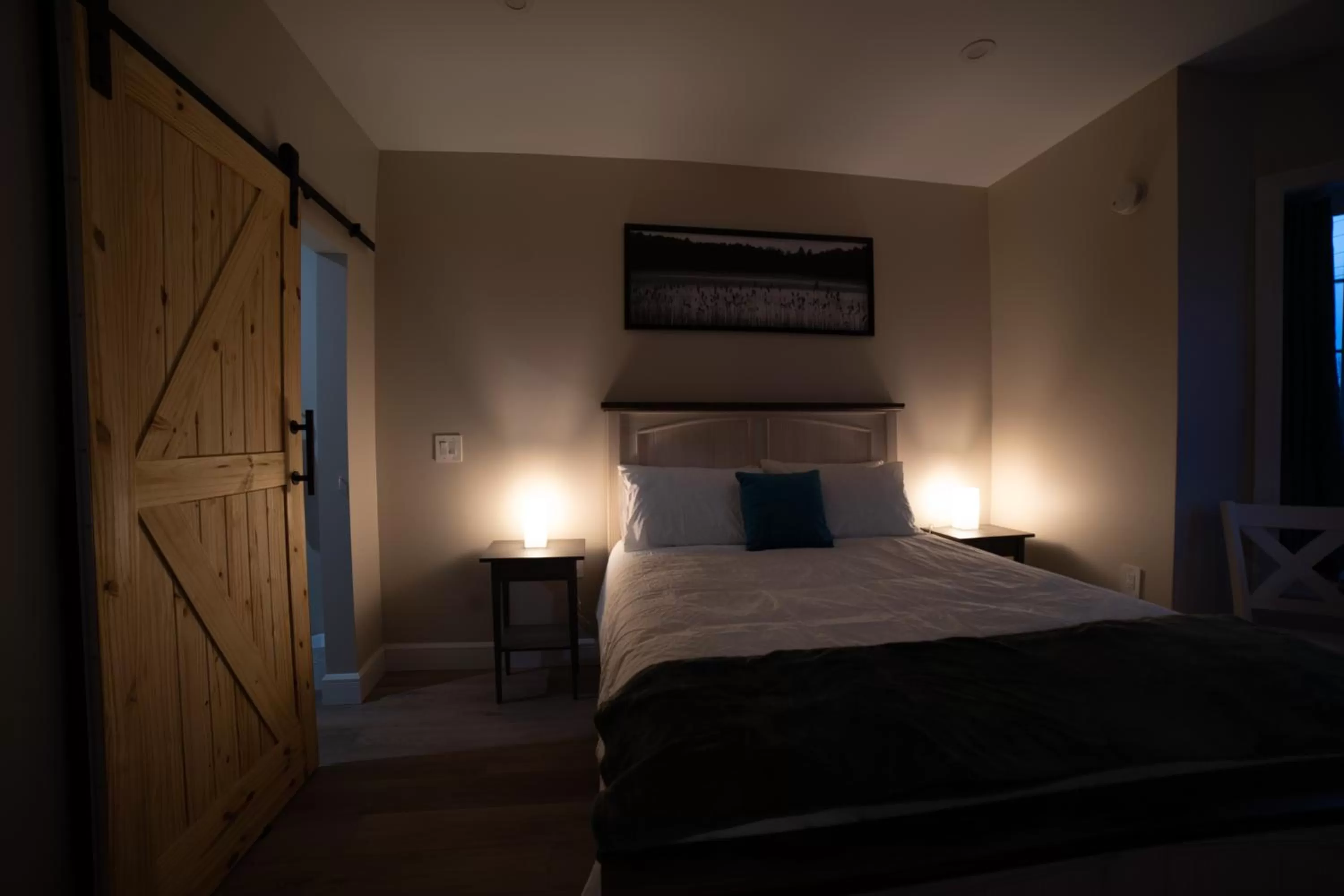 Bed in Riverside Inn