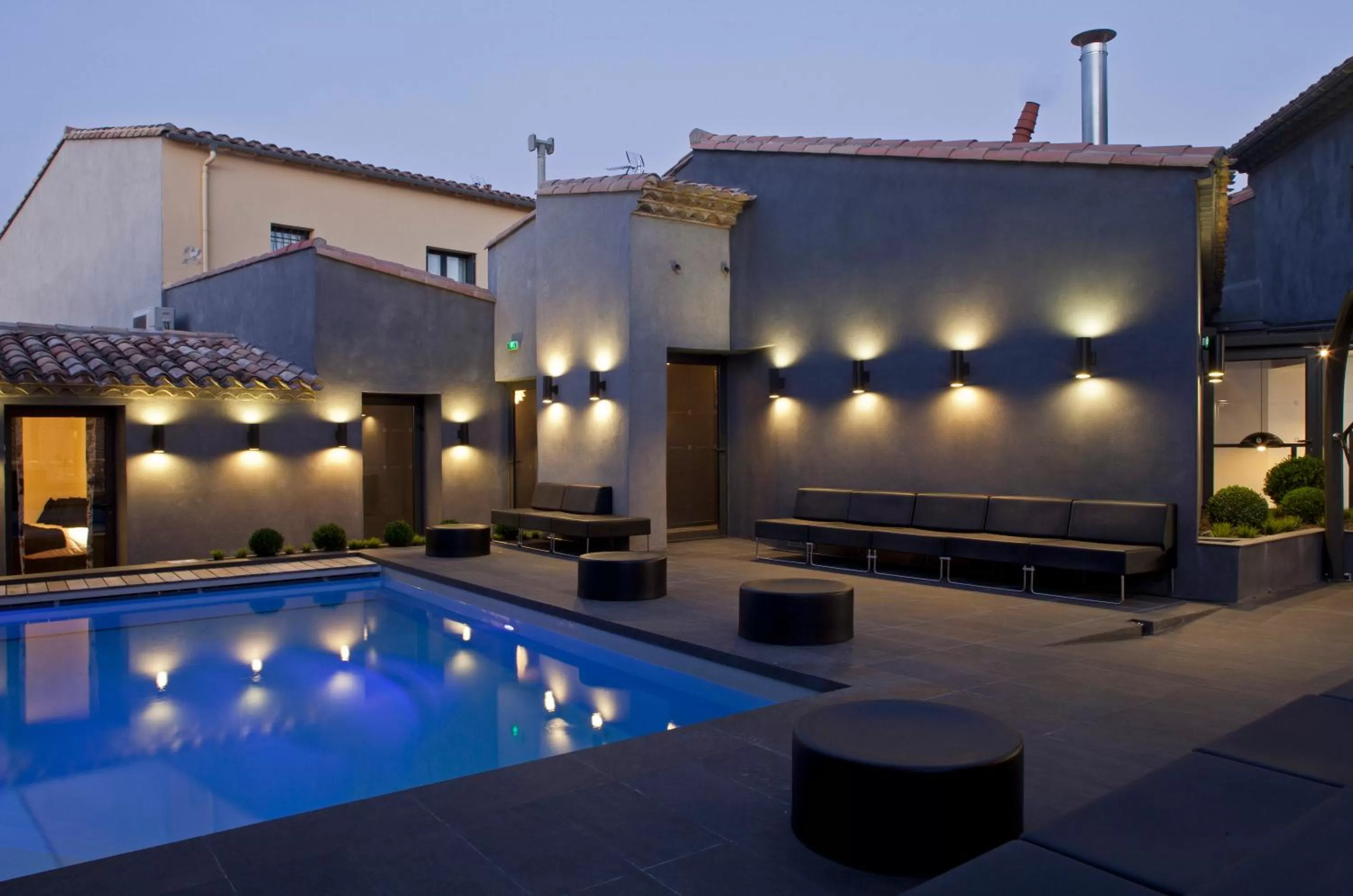 Swimming pool in Hôtel De L'octroi