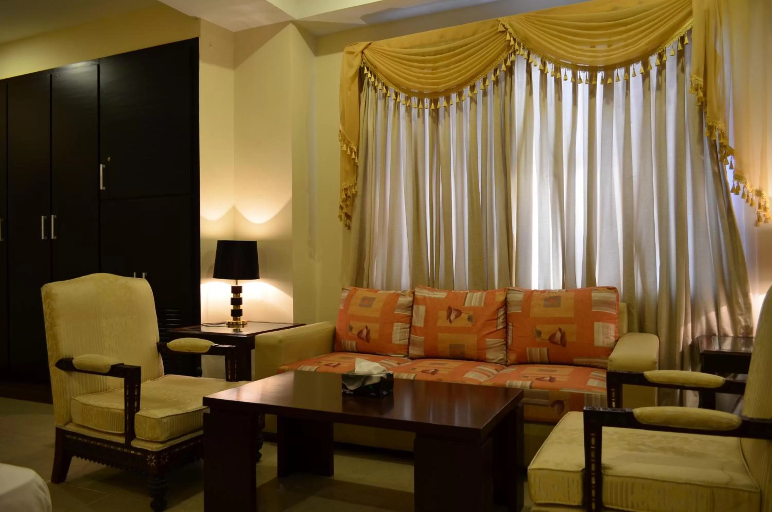 Seating area in Hotel Multan Continental