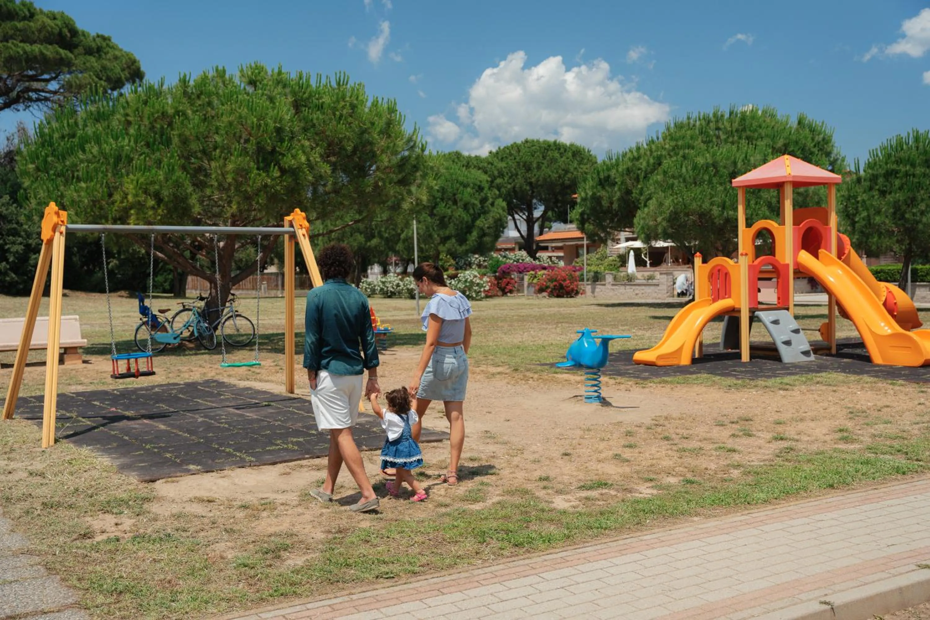 Children play ground in I Cinque Pini