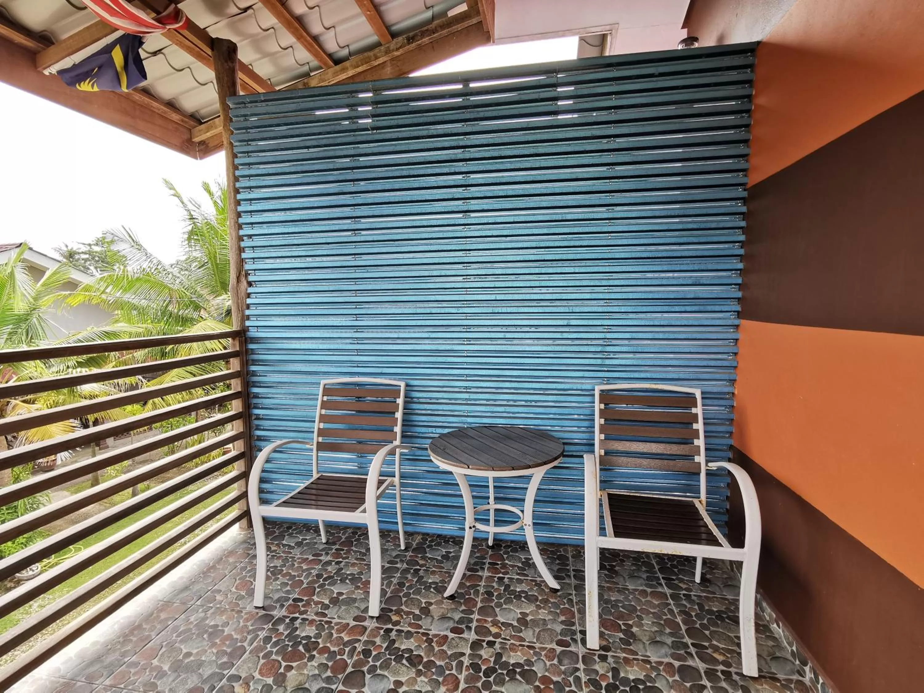 Patio in Cenang Room Rahsia Motel